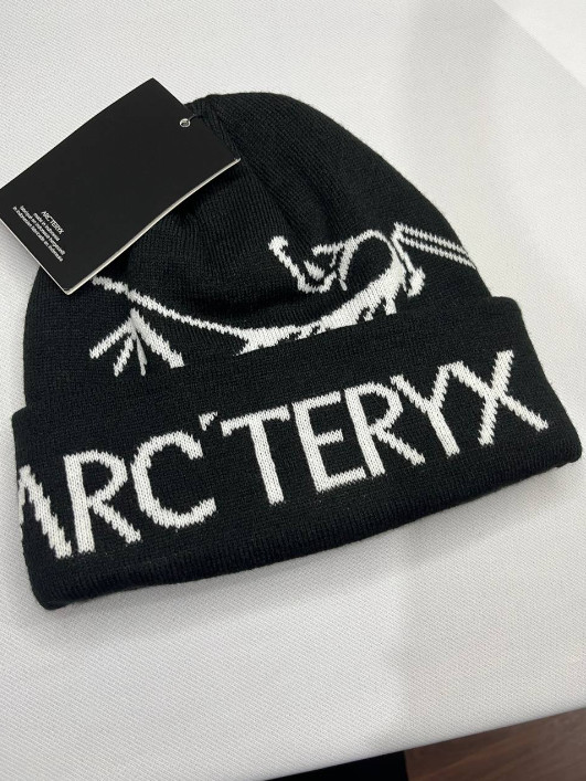 Arc'teryx Bird Head Toque Black Beanie Merino Wool Winter Ski Hat Cap NWT
