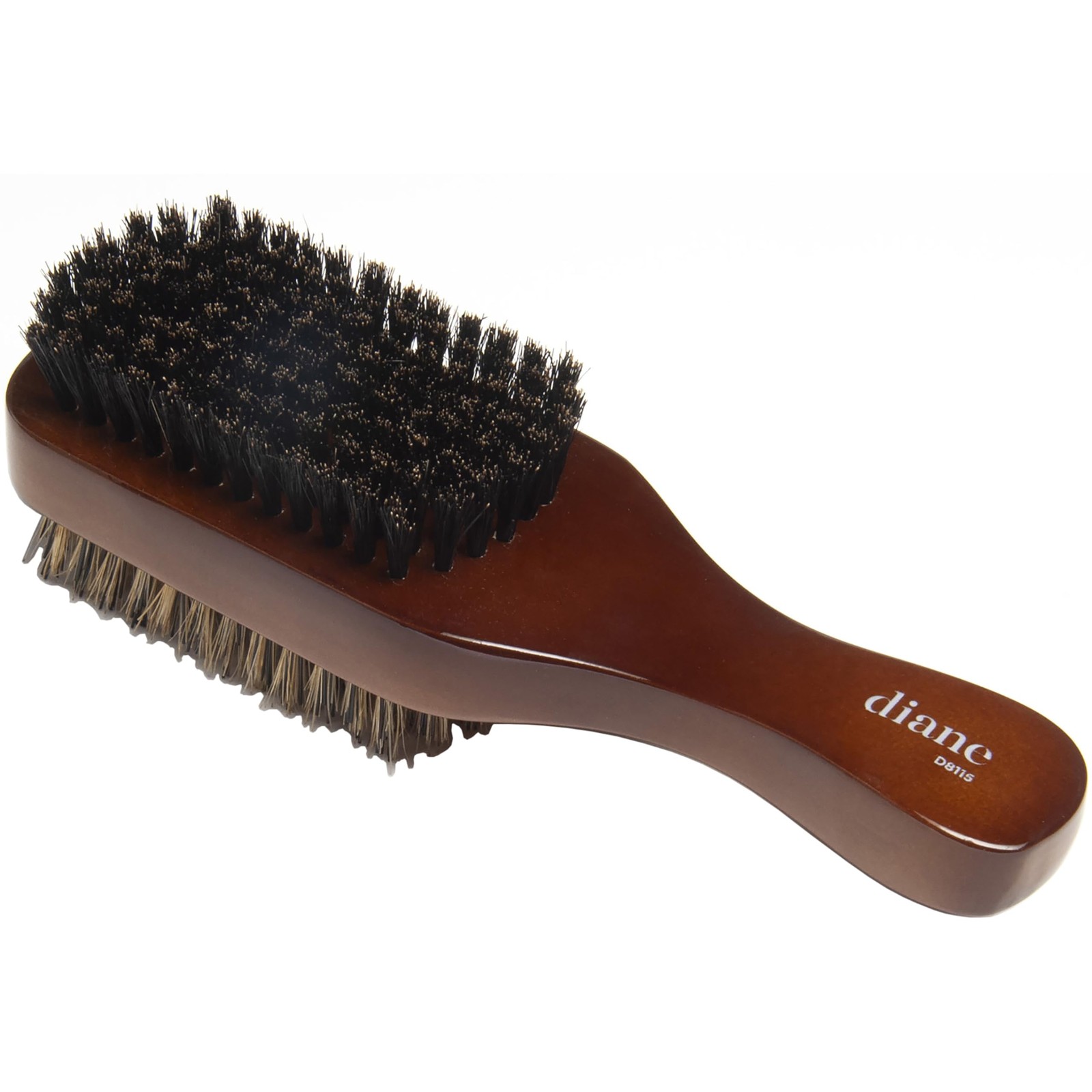 Diane Premium 100% Boar Bristle 2-Sided Club Brush for Men, Medium Firm Bristles