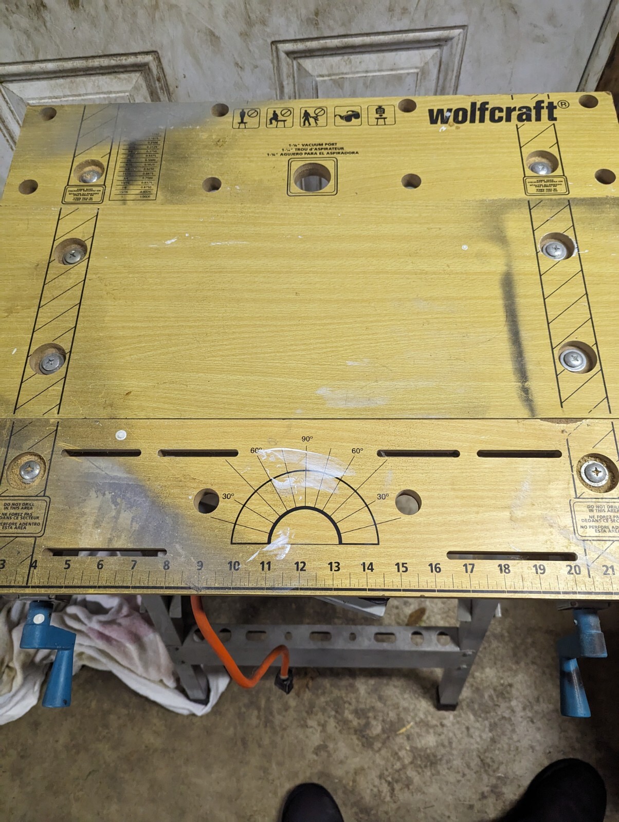Wolfcraft Workbench with Electric Box