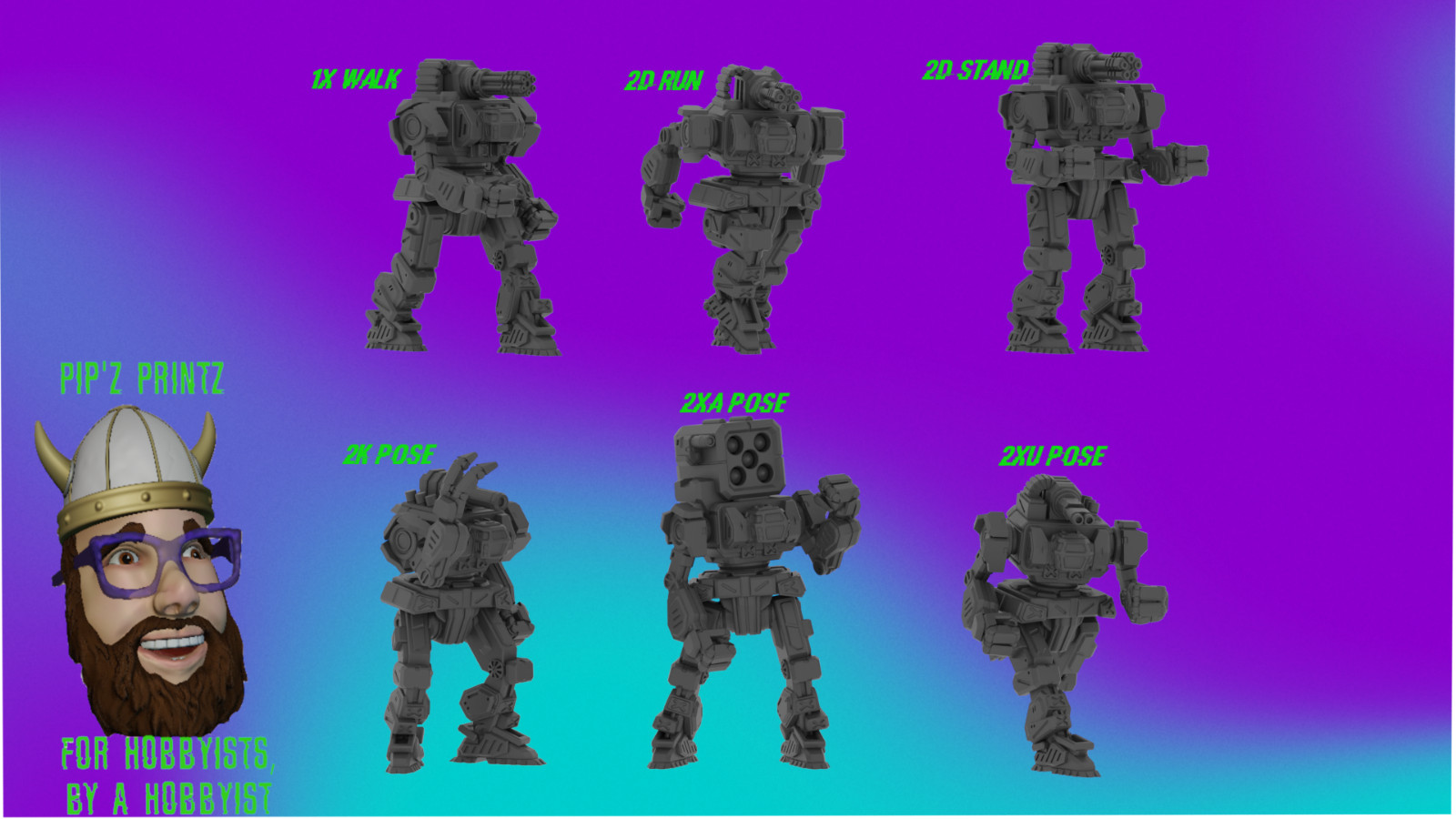 Legionnaire Alternate Mech Model For Battletech 6mm-10mm-15mm RLWS