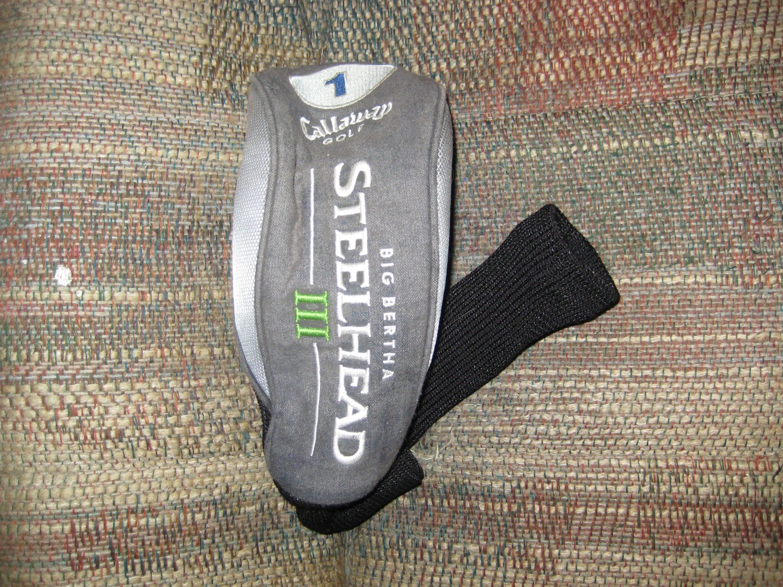 slightly used  Callaway Big Bertha Steelhead III mens Driver  headcover