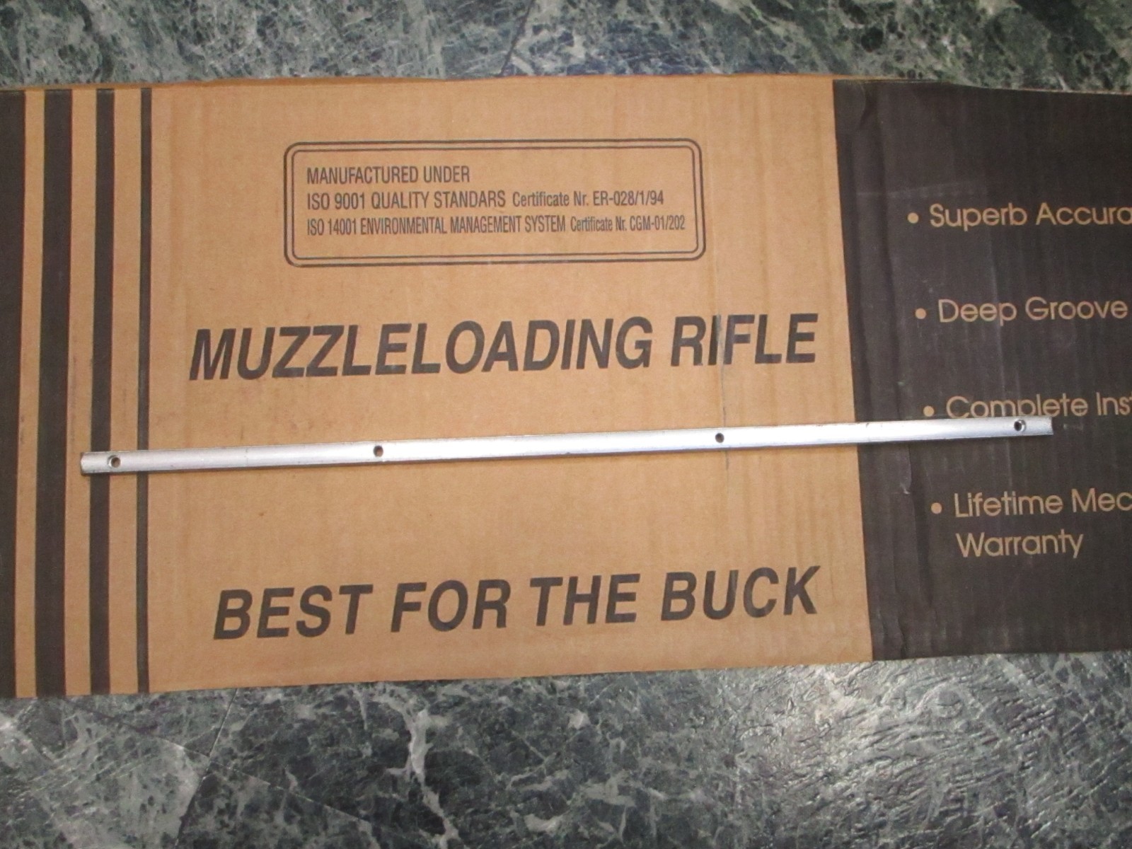 #5 Invest Arms, Armsport Hawken Rifle Under Rib 15" long (Unused)(Aluminum)