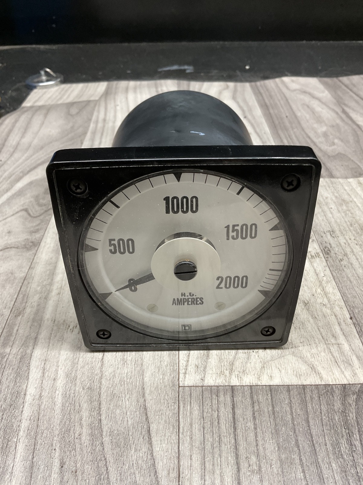 Electromagnetic Industries AC Ammeter Range: 0-2,000, 40-70Hz, 5A, #4016A22