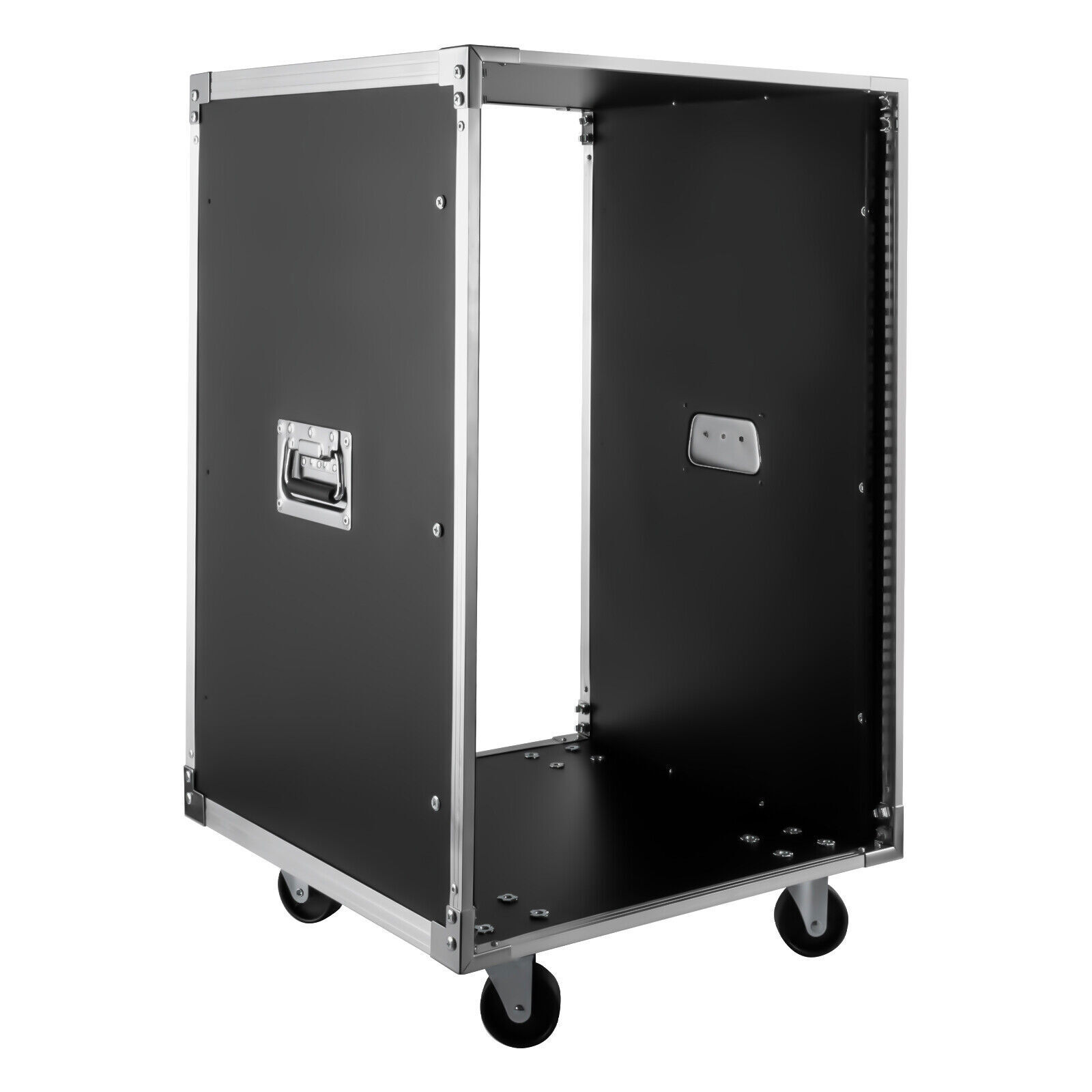 16U Cabinet Rolling Network Rack Audio Studio Video Telecom Equipment Rack Stand