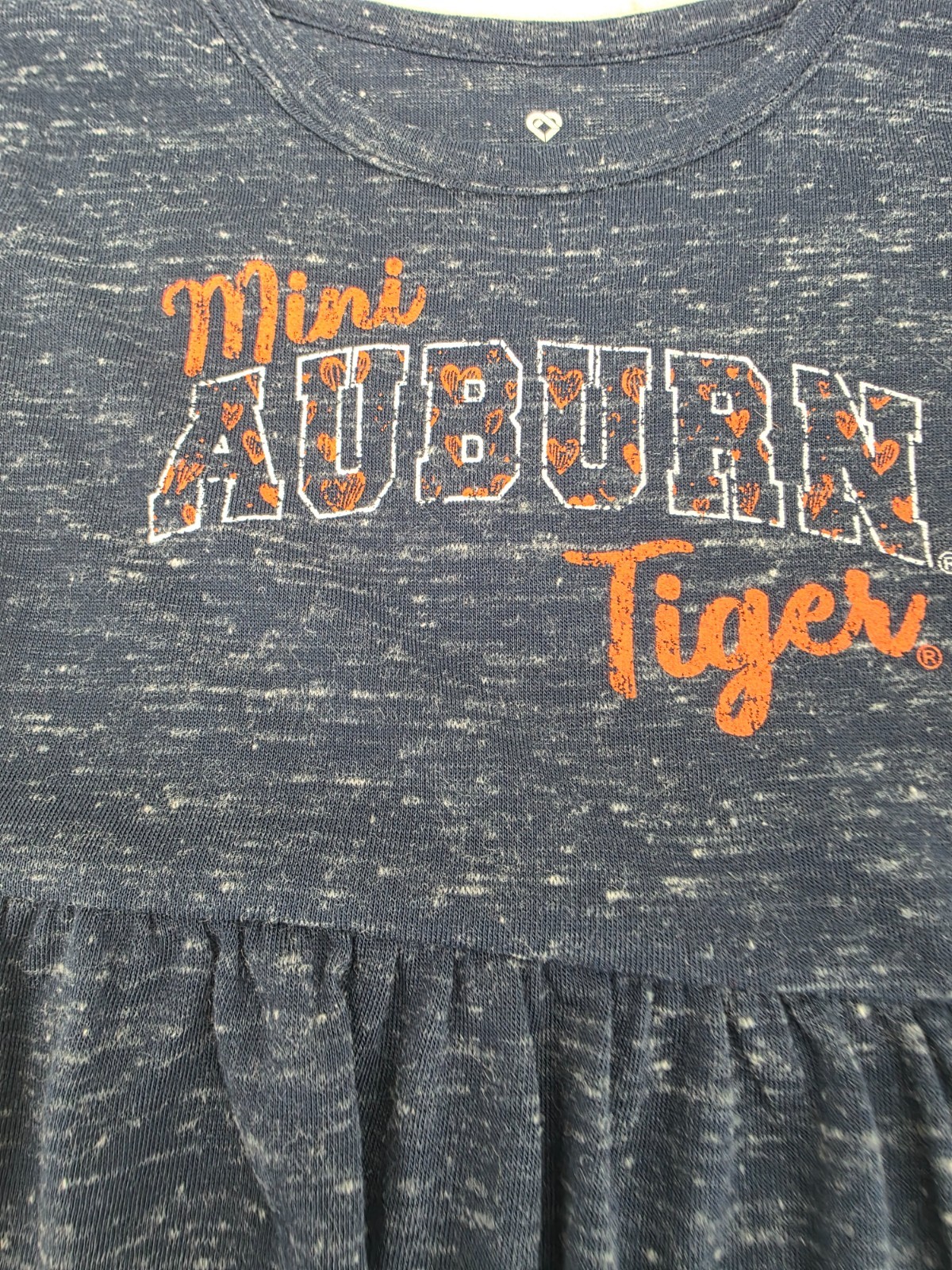 NEW Auburn Tigers Colosseum Navy LS Shirt Pants Outfit Set Infant Girls 6-12 Mos