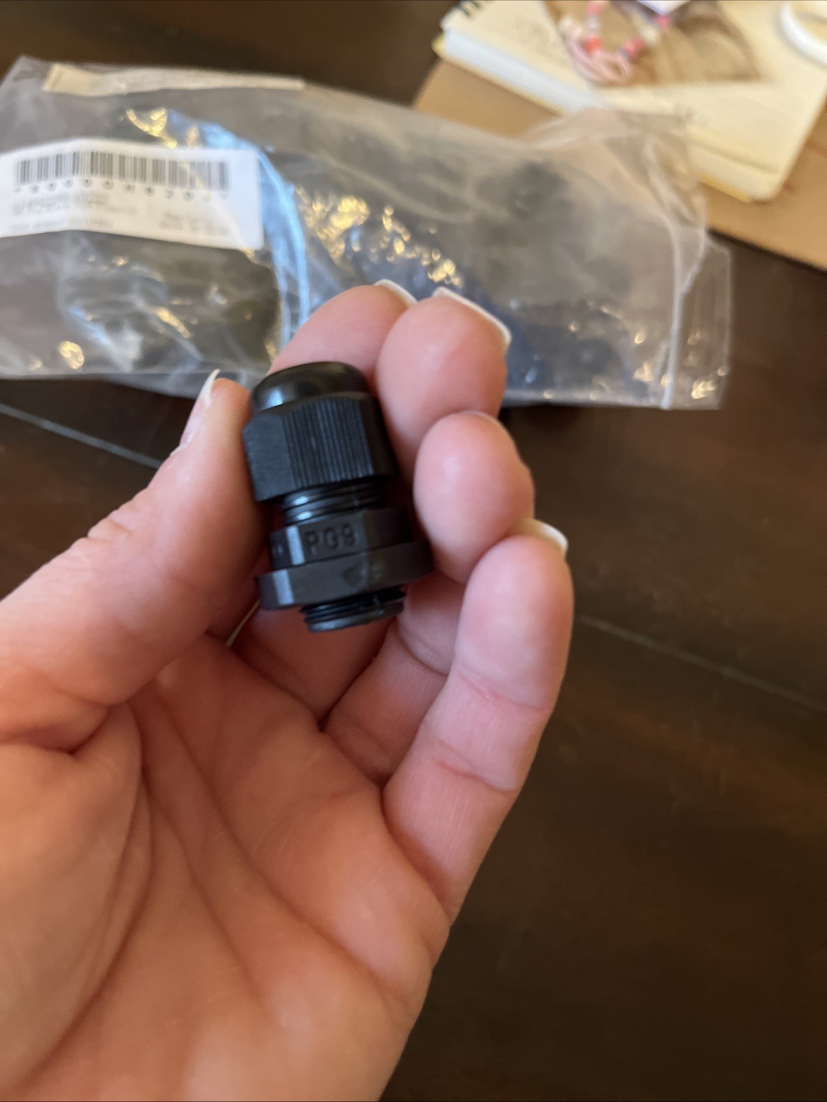 36 Piece Black PG 9 Plastic 8Mm Cable