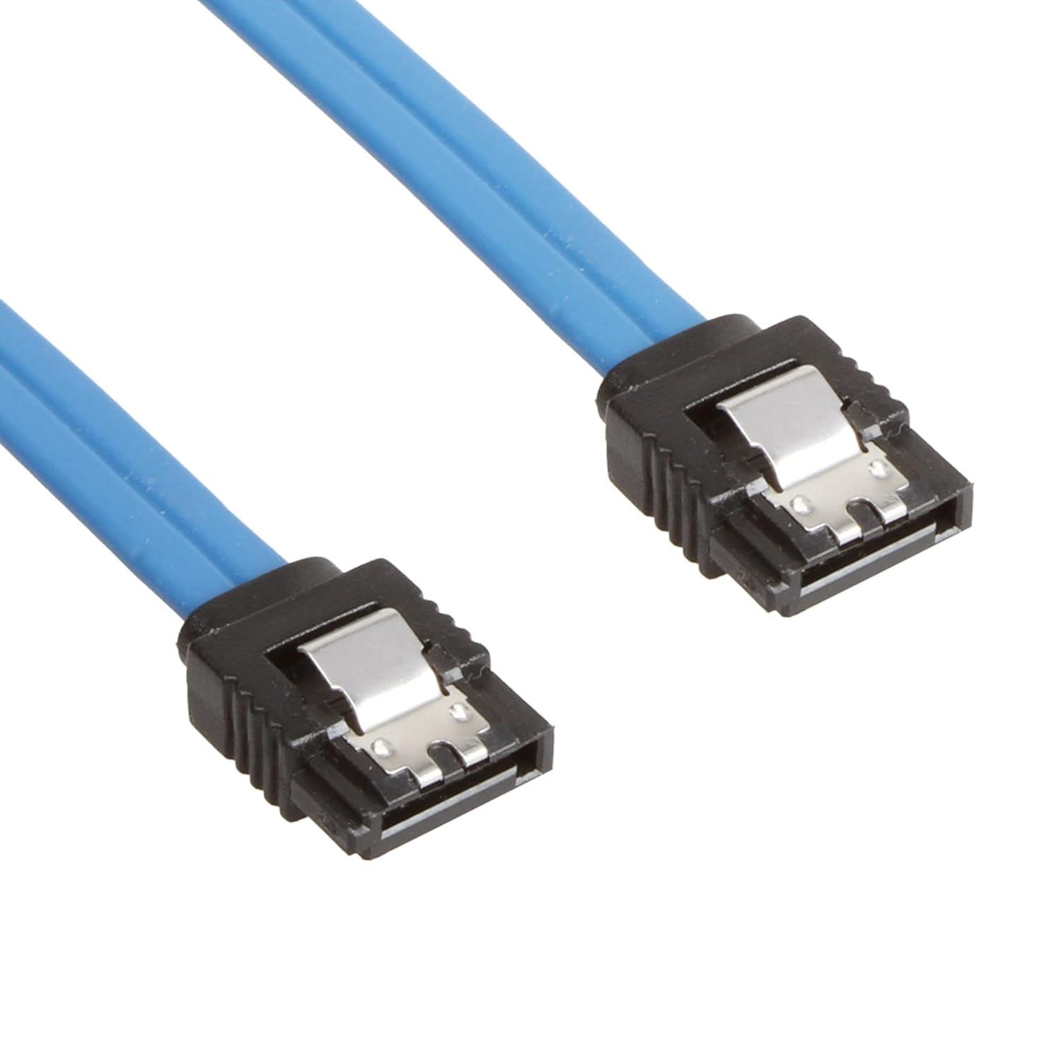 6Pack Straight SATA III Cable 6.0 Gbps L=24 Inches 6 Gbps Data (6Pack Blue)