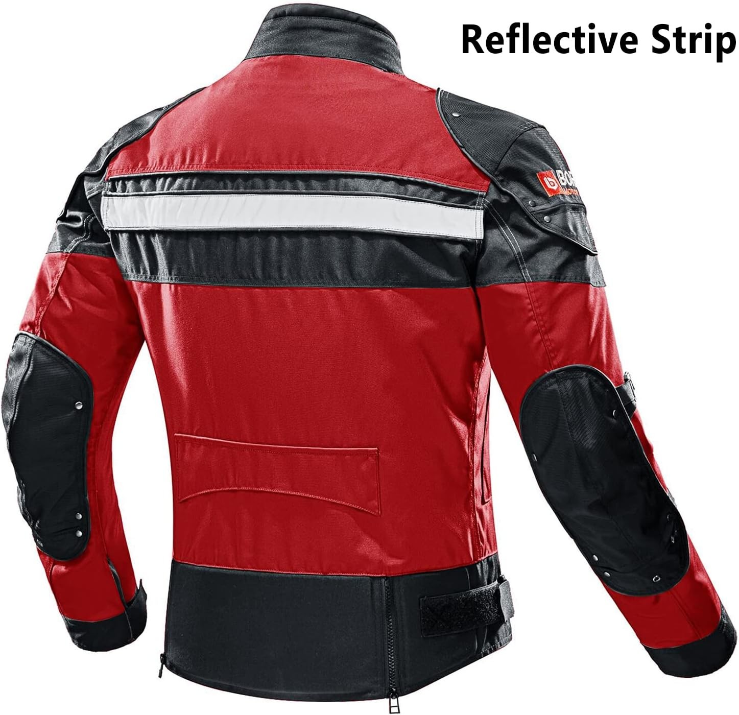 BORLENI XL Motorcycle Riding Jacket Windproof Full-Body Protective Armor Gear