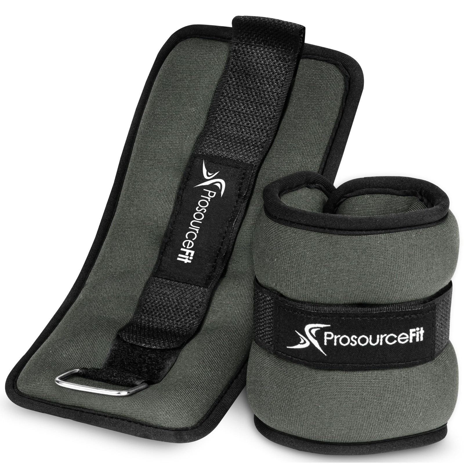 ProsourceFit Ankle/Wrist and Arm/Leg Weights Set of 2, Adjustable Strap 1 lb-5 l