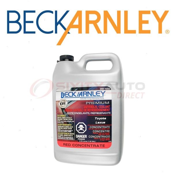 Beck Arnley Engine Coolant Antifreeze for 1995-2012 Toyota 4Runner - mi