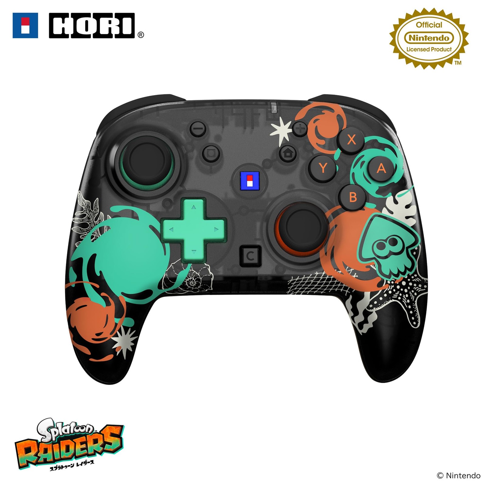 Splatoon Raiders Wireless Controller TURBO for Nintendo Switch 2 High Precision