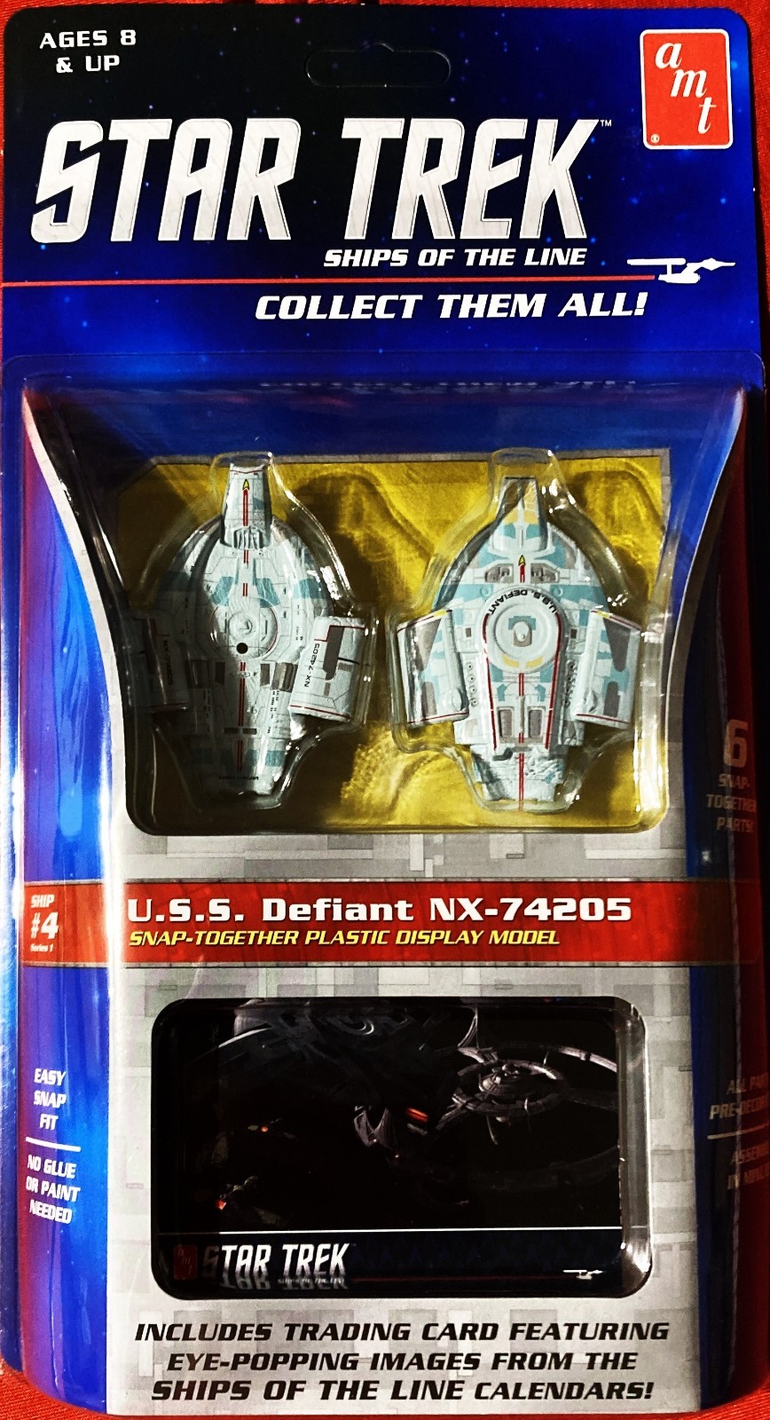 Amt/R2 Star Trek Deep Space Nine U.S.S. Defiant Ships of the Line Snap Model Kit