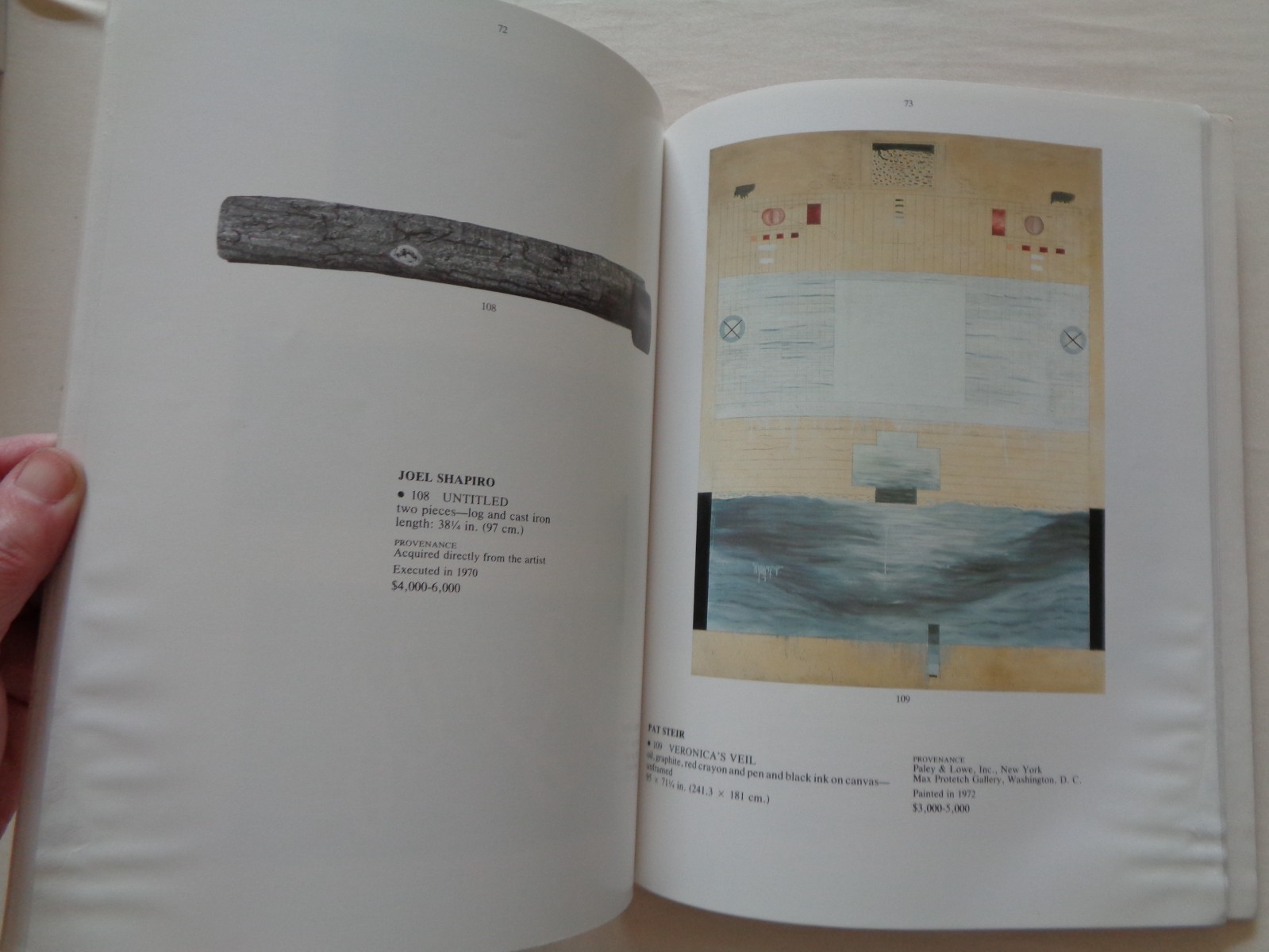 Christie's Auction Catalog 1985 Contemporary Art Christo Dzubas Ruscha Stella