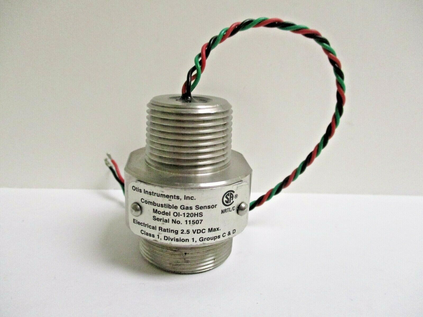 OTIS INSTRUMENTS, COMBUSTIBLE GAS SENSOR, OI-120HS