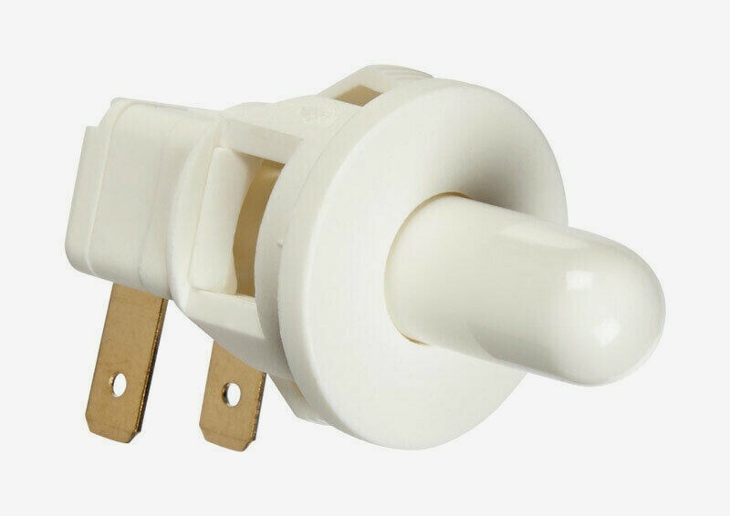 Jandorf Refrigerator Momentary Plunger Round SWITCH 1pk Single pole White 61011