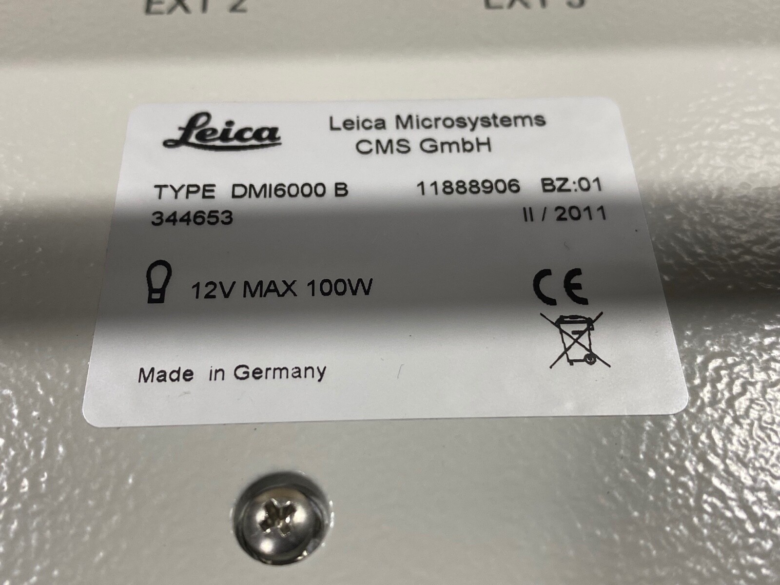LEICA DMI6000 , SYS Basicmodule 11/360-012.014-007/01 board