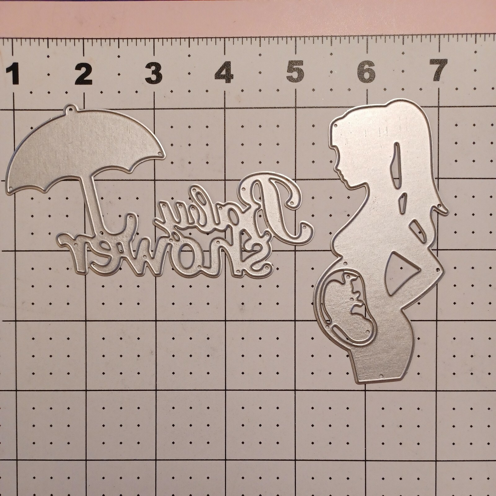 Universal Thin Metal Die Cut Tool Baby shower invite pregnancy announcement card