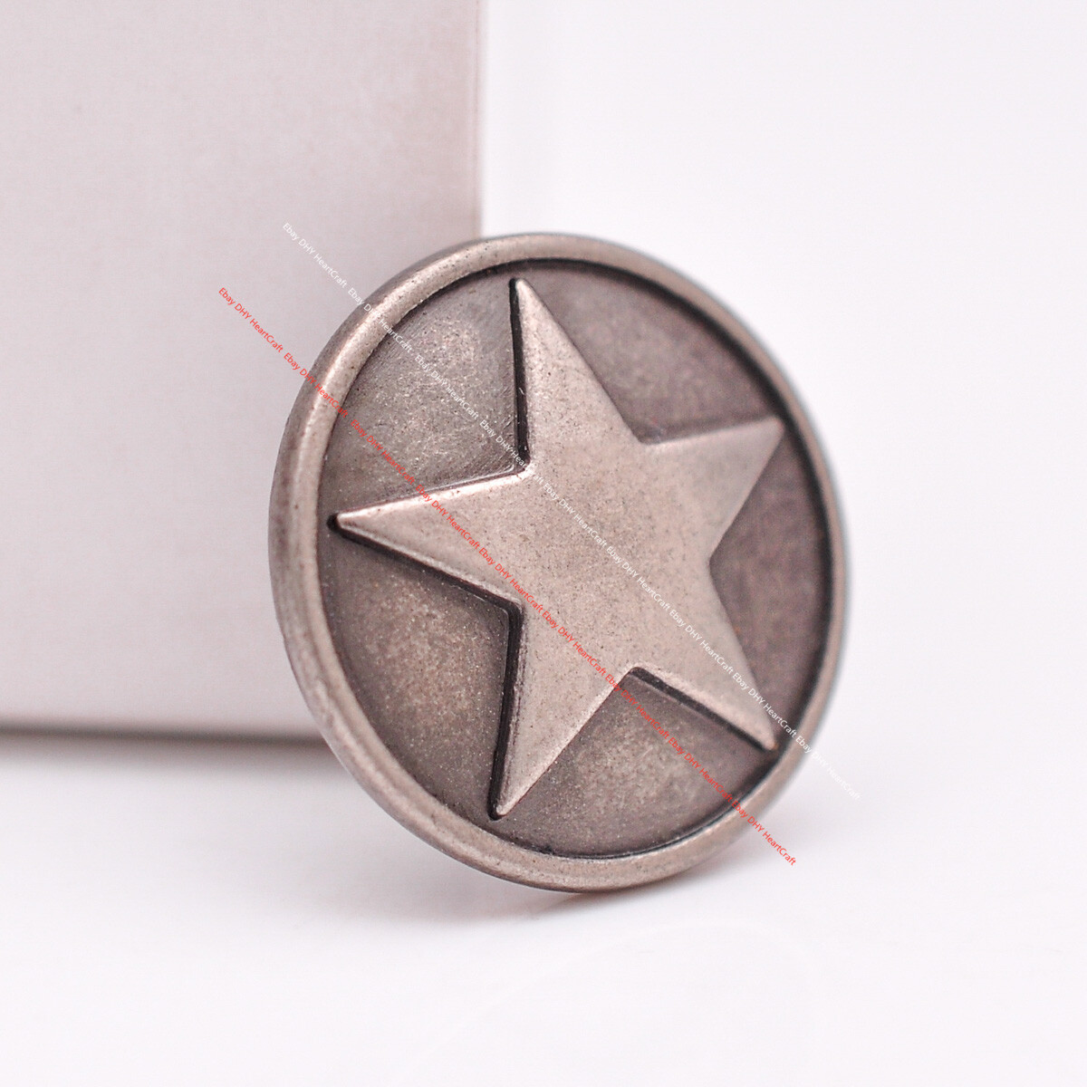 10x Western Vintage Round Star Fast Rivet Studs Tacks Belt Leathercraft Concho
