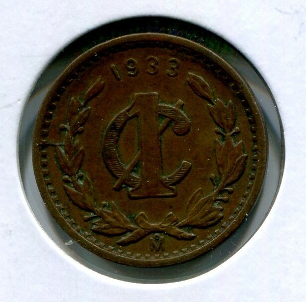 Foreign Coin - Mexico - One Centavo 1933