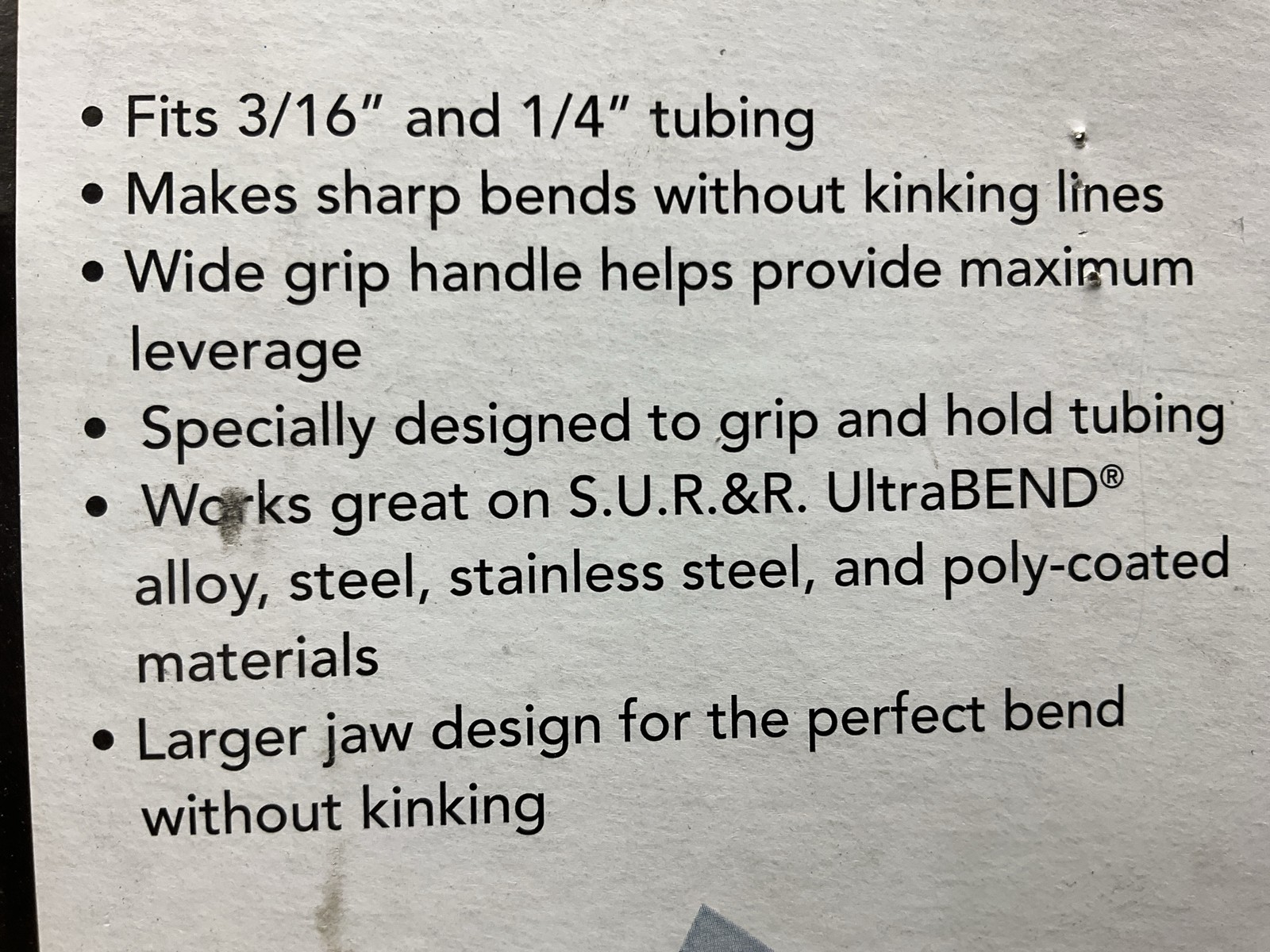 SUR-R TP14316 Professional Tubing Pliers, For 3/16" And 1/4" Lines