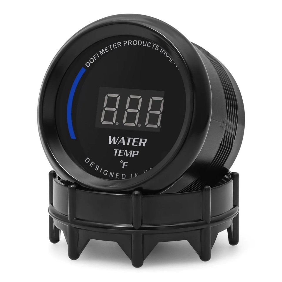 2" 52mm Blue LED Car Digital Water Temp Gauge 68-248Fahrenheit Meter with sensor