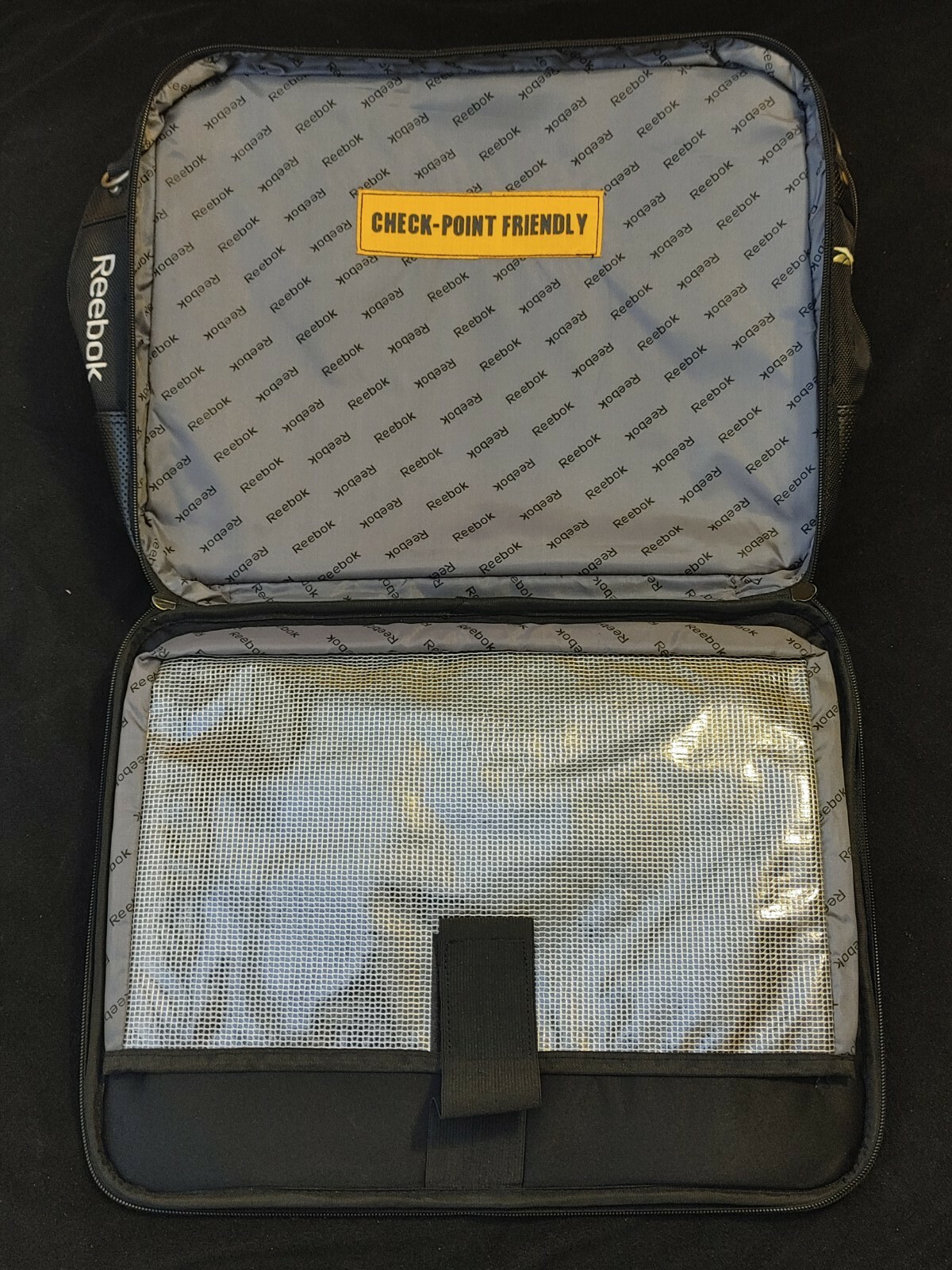 Reebok Black Briefcase Laptop Portfolio