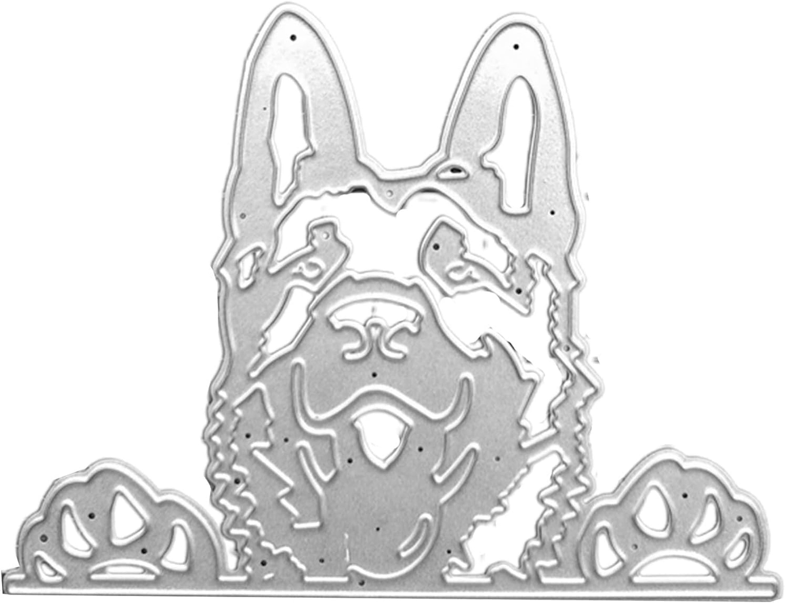 Dog Die Cut for Card Making, Dog Metal Cutting Dies Congratulations Die Cuts ...
