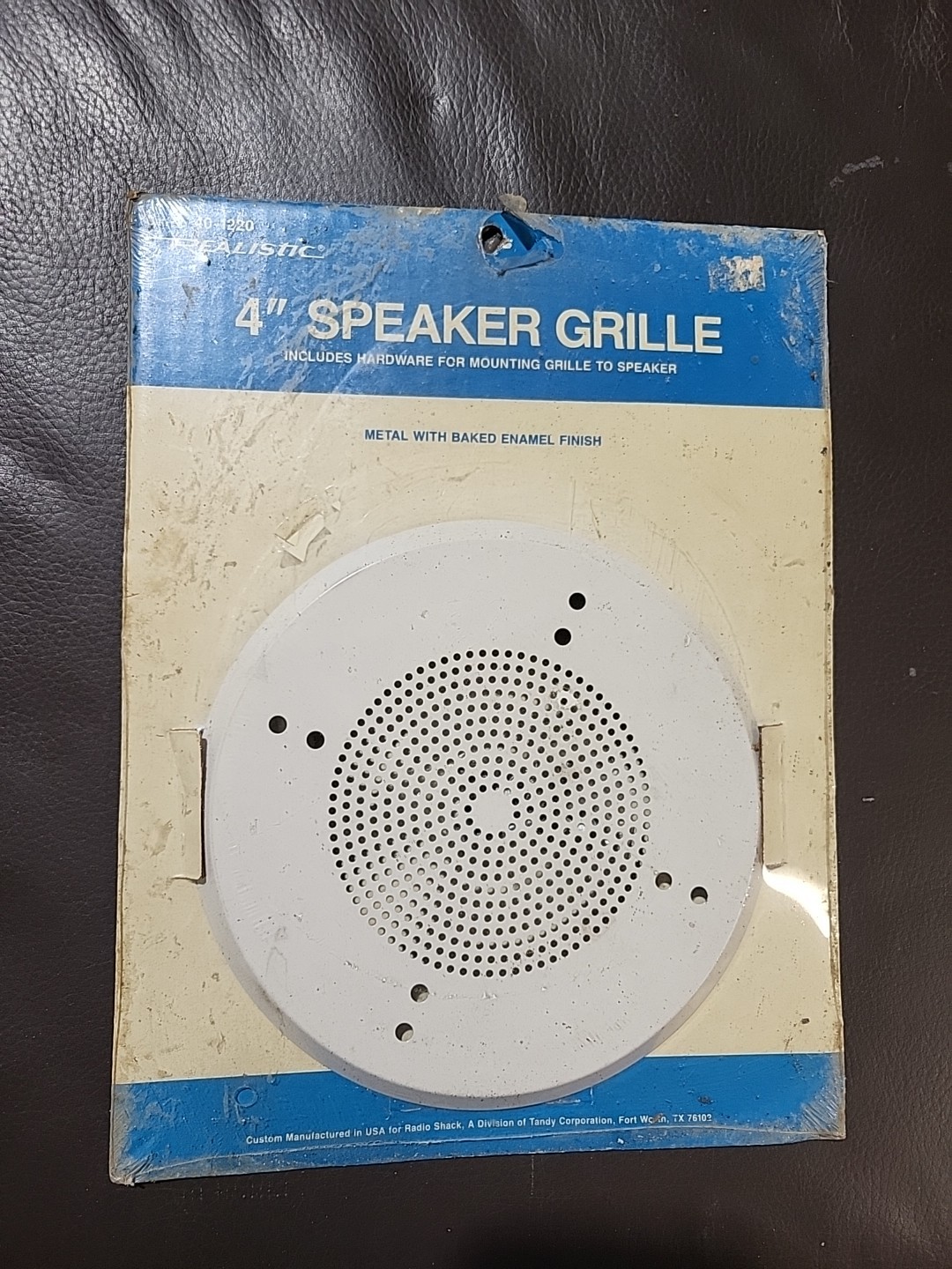 VTG 1980's NOS SEALED REALISTIC  4" SPEAKER GRILL #40-1220 Radio Shack