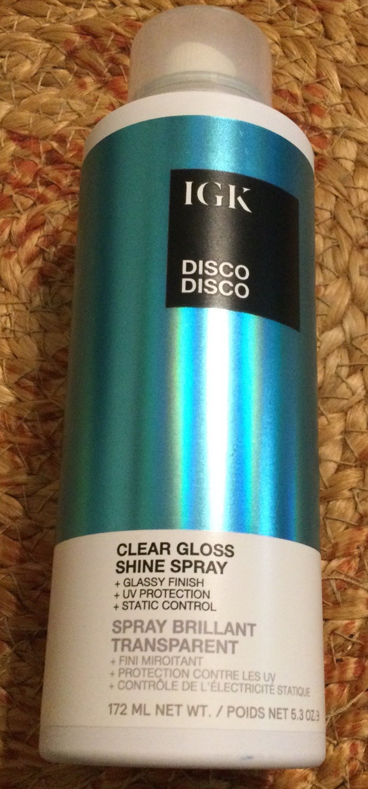 IGK DISCO  DISCO Clear Glass Shine Spray 172 ml 5.3 oz New without Box