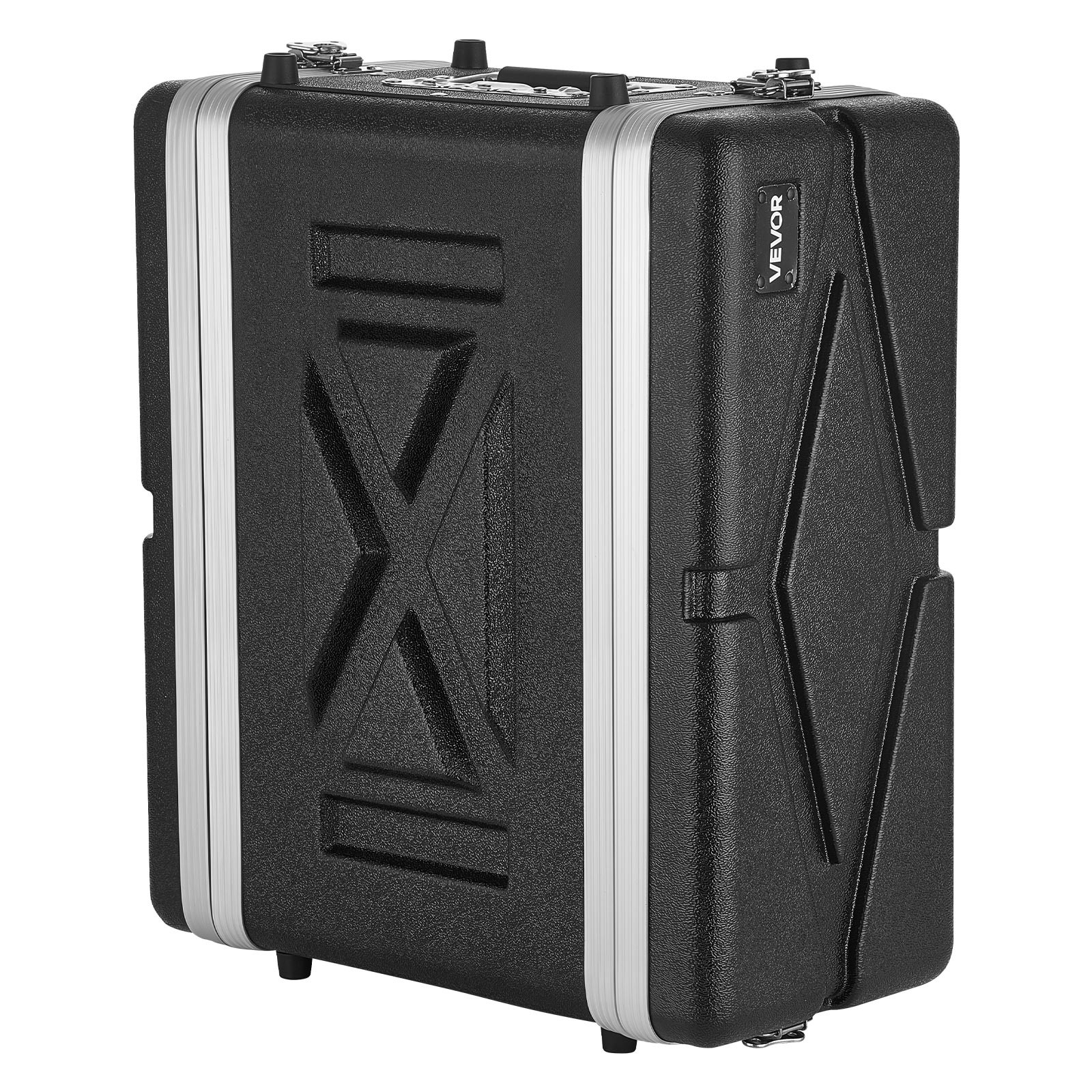VEVOR 4U Rack Case Server Rack Cabinet 12.2 in ABS Construction with Latches