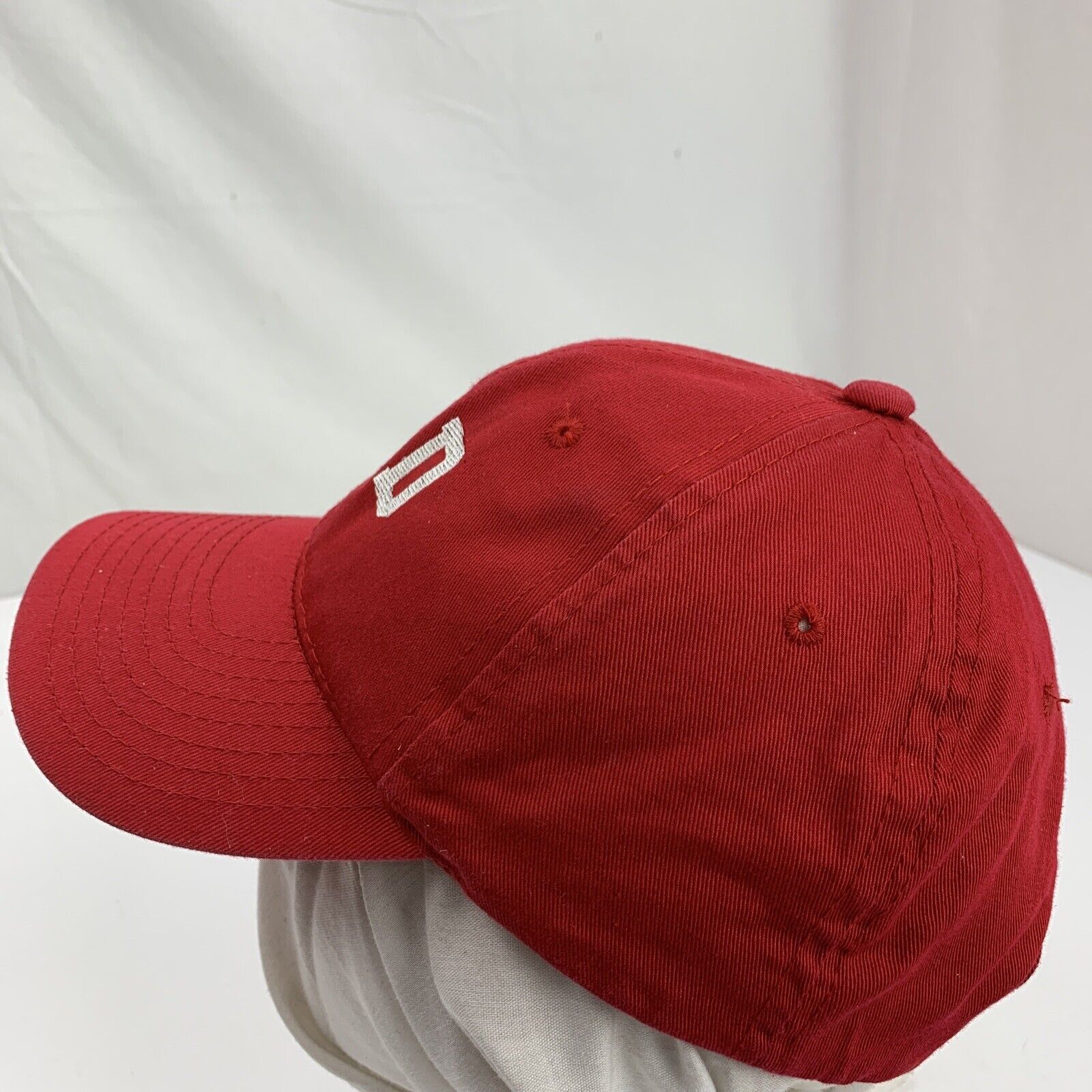 ICD Youth Red Ball Cap Hat Adjustable Baseball