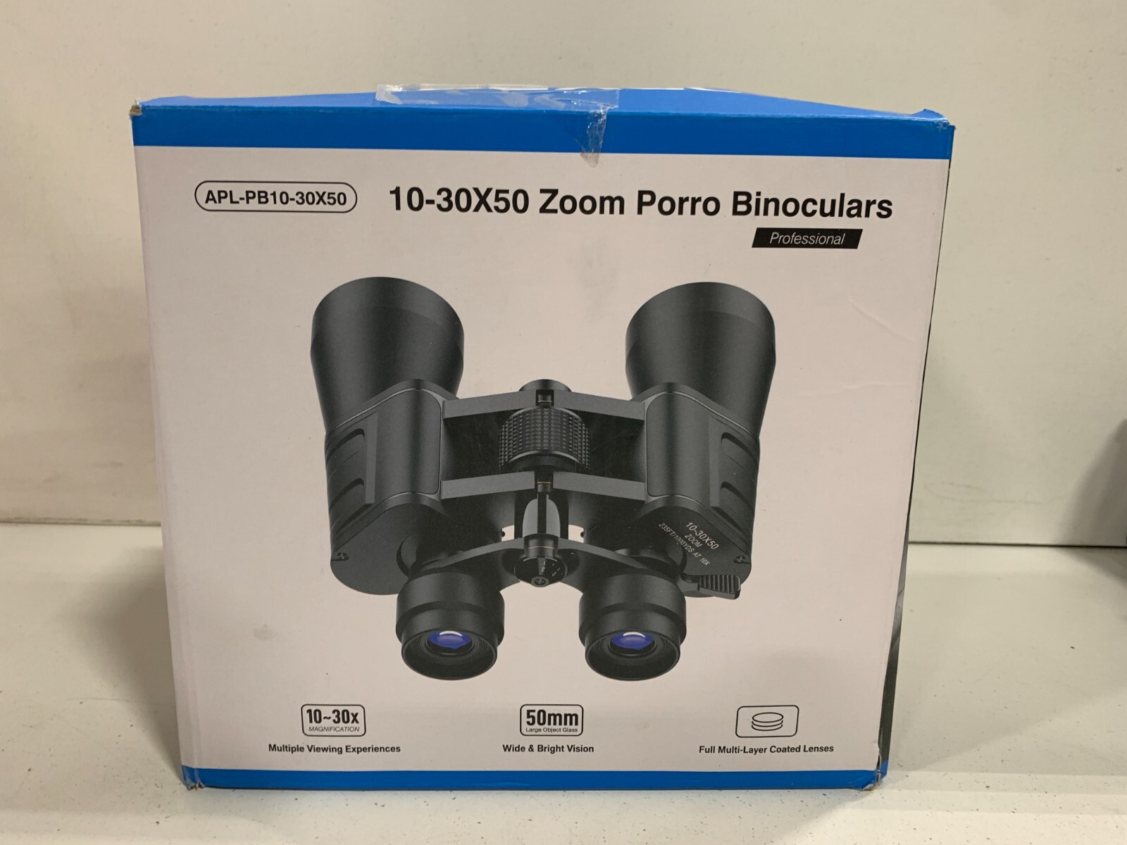 APEXEL 10-30x50 Zoom Porro Binoculars (APL-PB10-30x50)