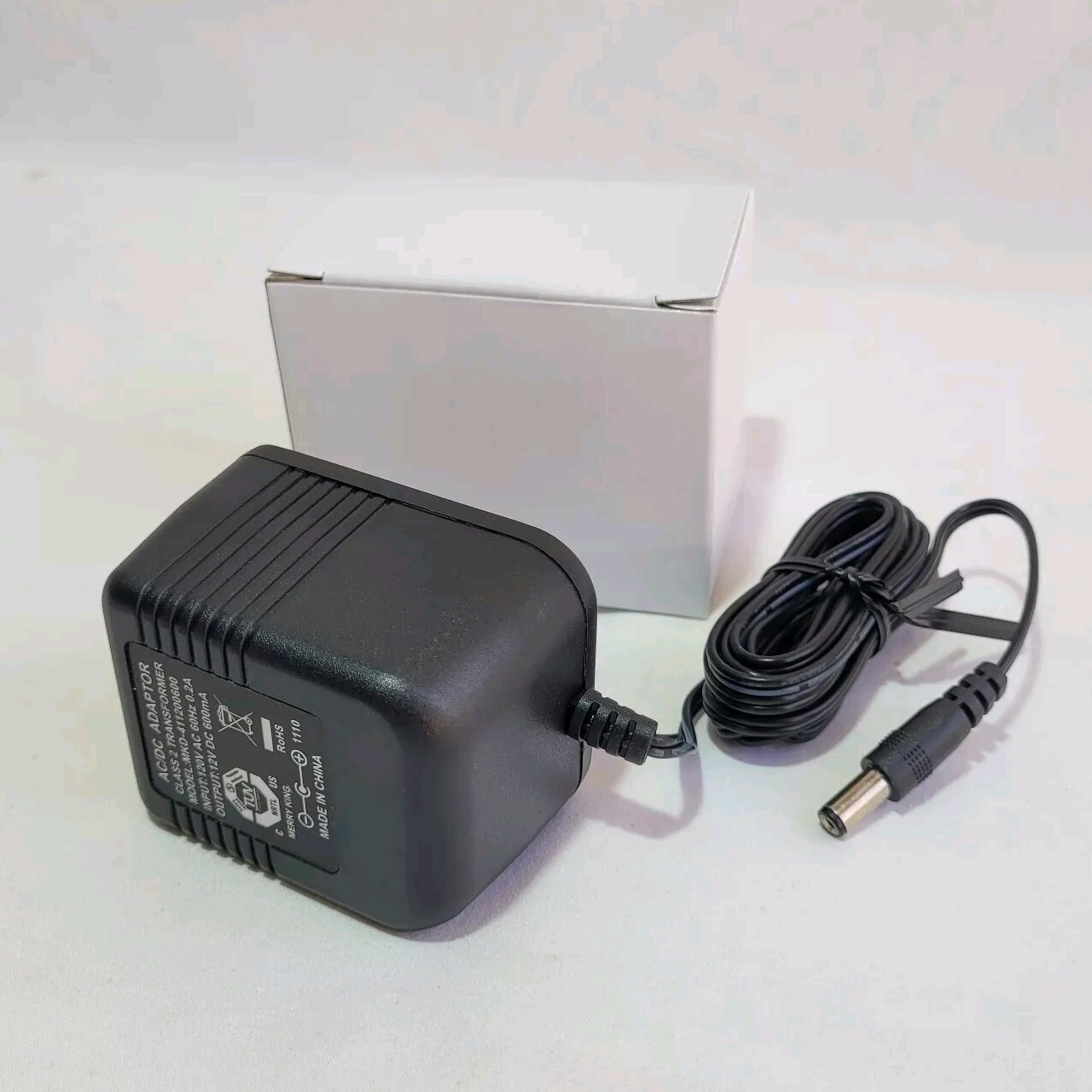 Merry King MKD-411200600 AC/DC Adaptor 12VDC MKD411200600
