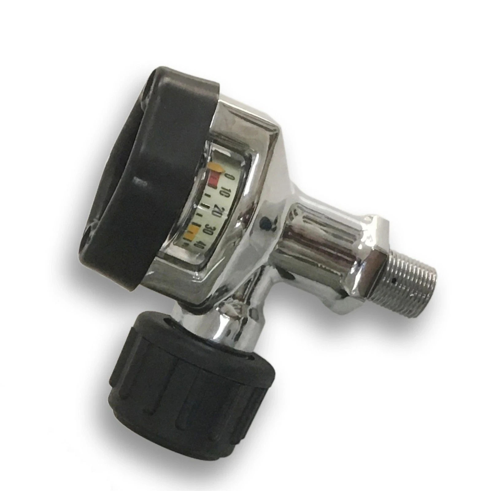 Acecare Tank Valve 30Mpa 300Bar SCBA Tank Valve with Gauge M18*1.5