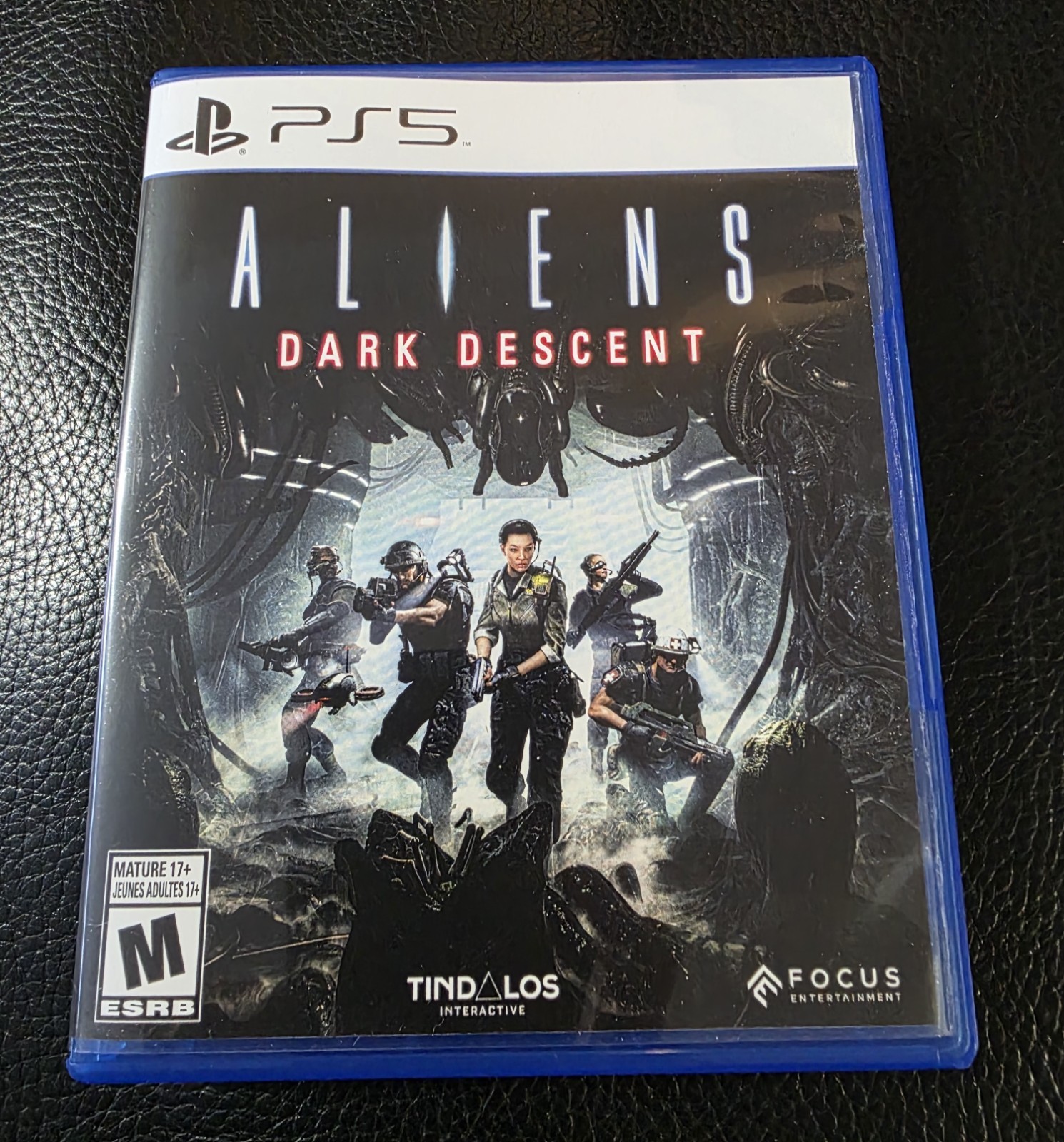 Replacement Case (NO GAME) Aliens Dark Descent PlayStation 5 PS5