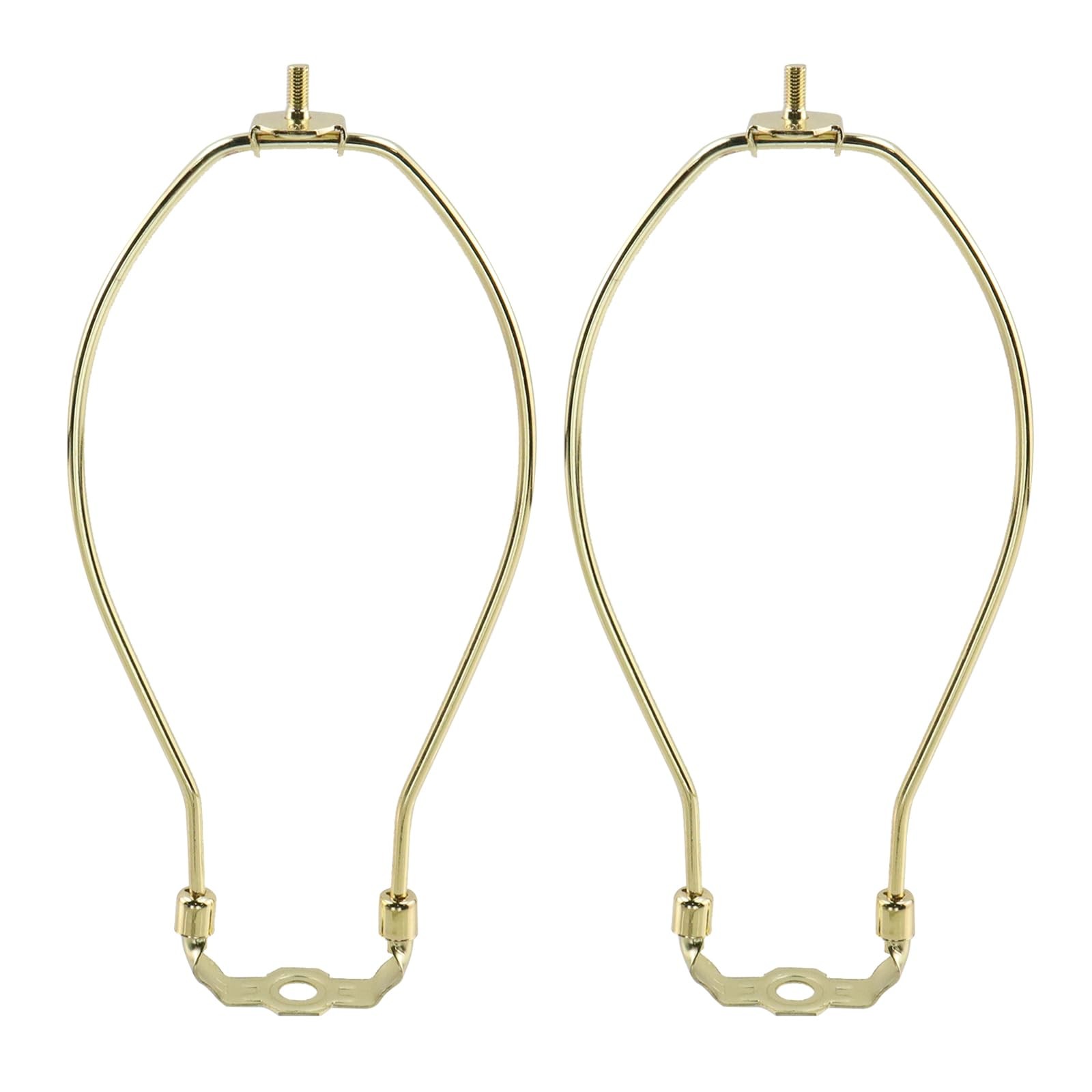 10 Inch Lamp Harp, 2 Pack Heavy Duty Lamp Shade Holder Adapter Harp Bracket H...