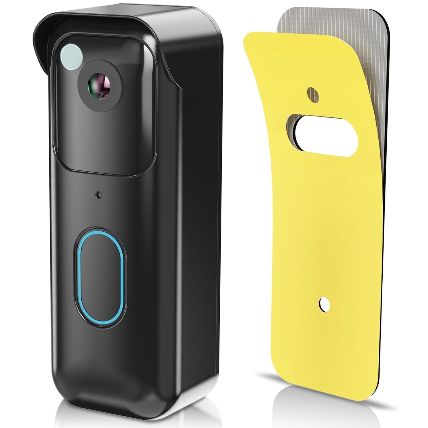No Drill Black Doorbell Mount for Blink 2nd Gen Video Doorbell