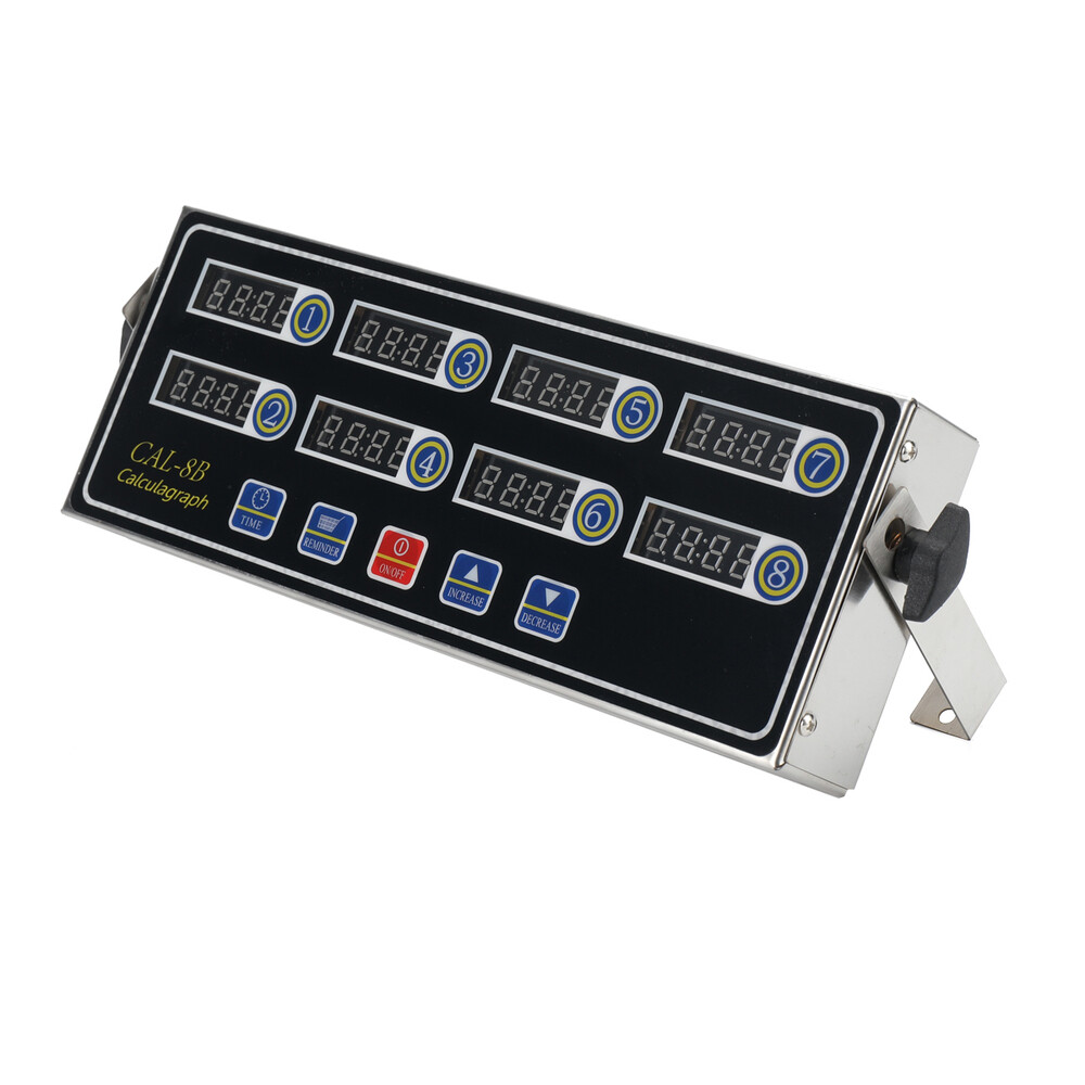 8 Channel Digital Timer Kitchen Cooking Countdown Timing Remind Loud Alarm