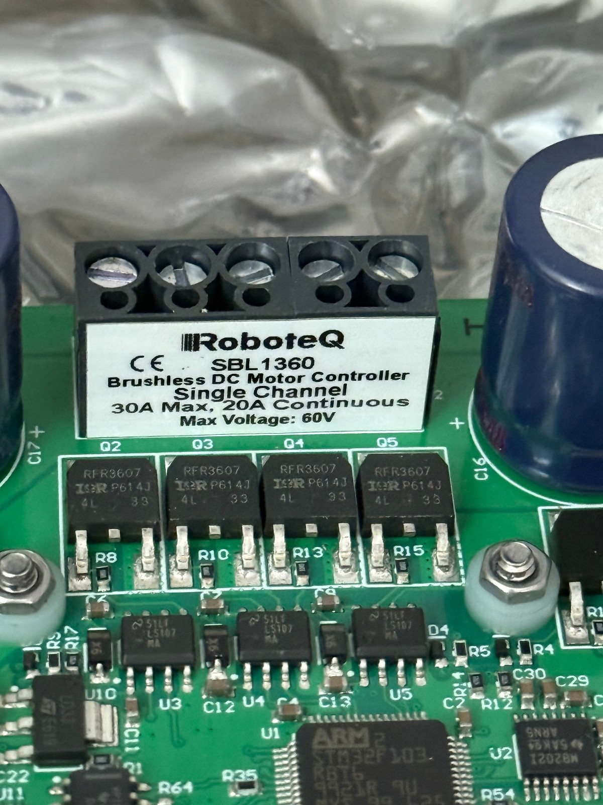 RoboteQ SBL1360A BLDC Motor Controller