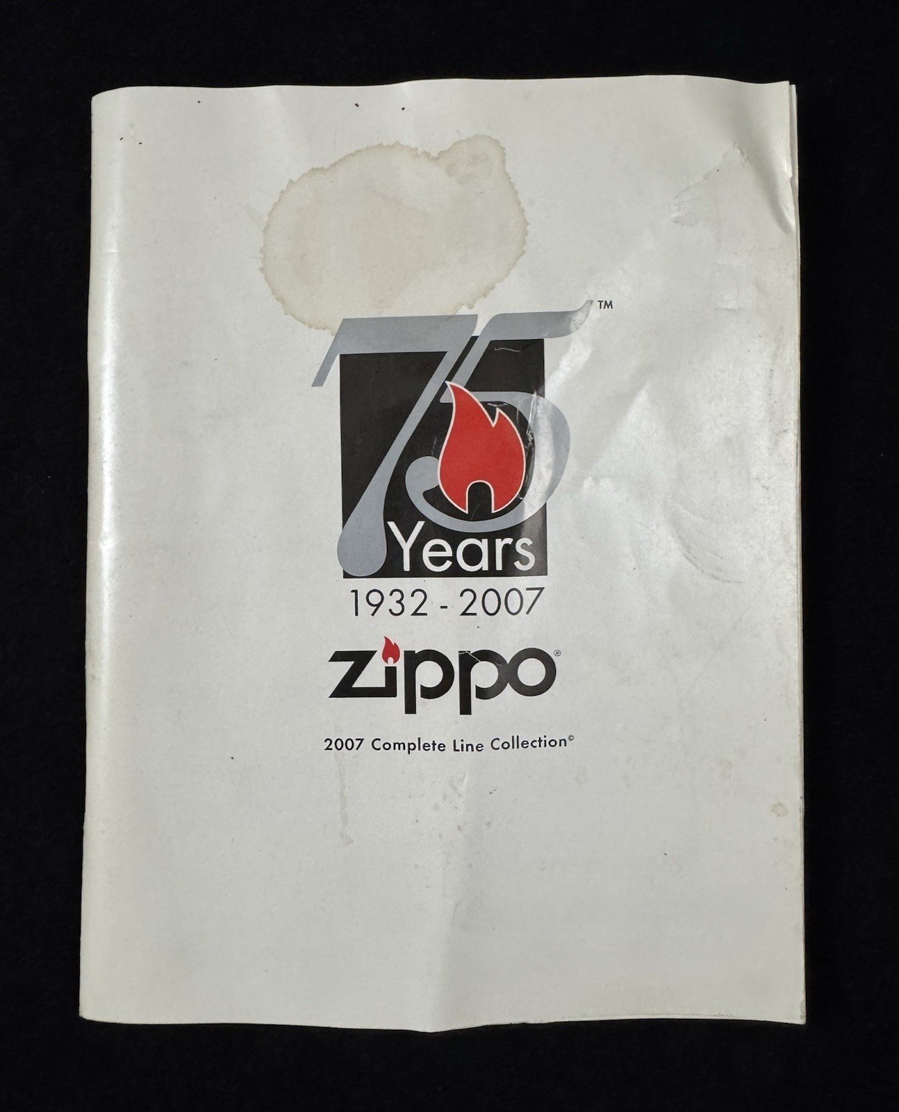 Zippo 75th Anniversary 2007 Complete Line Collection Catalog