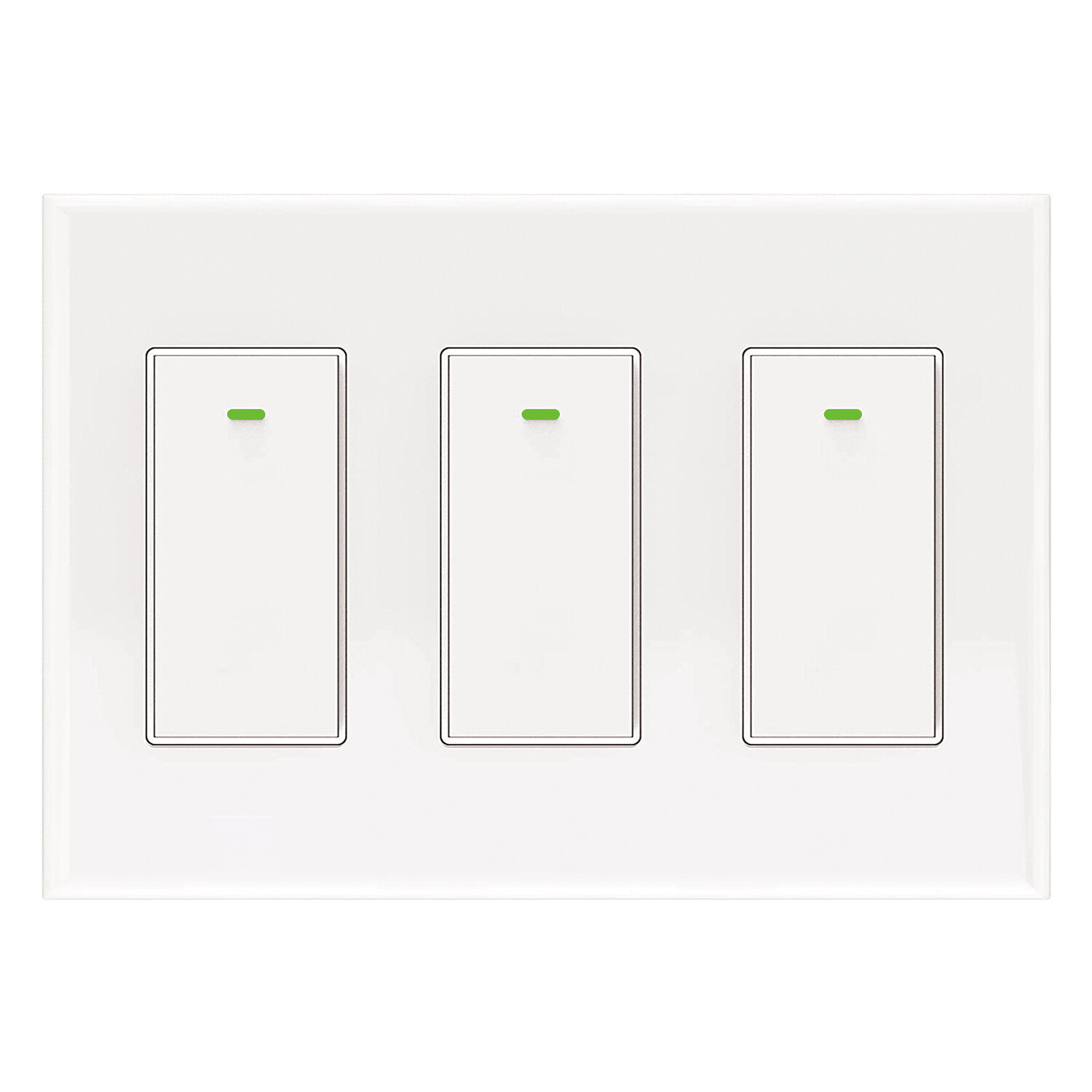 3 Gang Smart WIFI Switch Light Wall Works with Amazon Alexa Home, Smart life APP