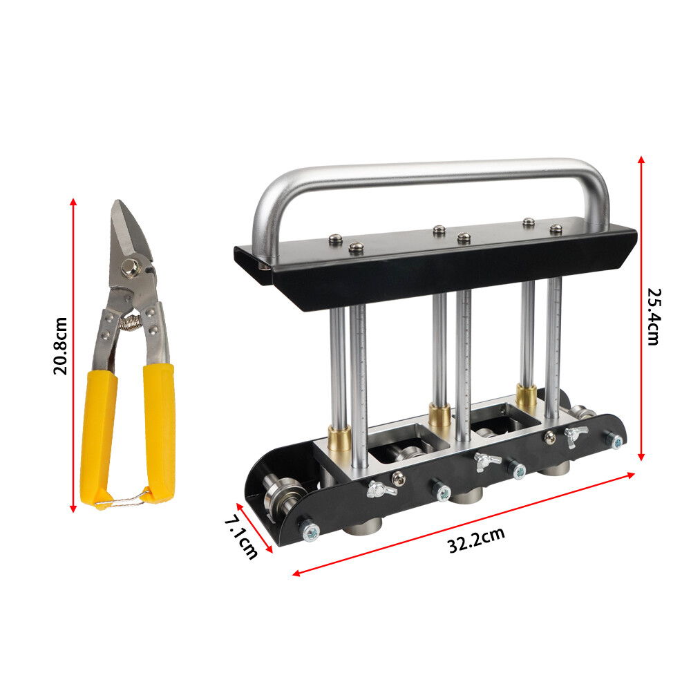 ER3 Three-Station Sheet Metal Edge Roller Bender, 0–90° Adjustable Bending Angle