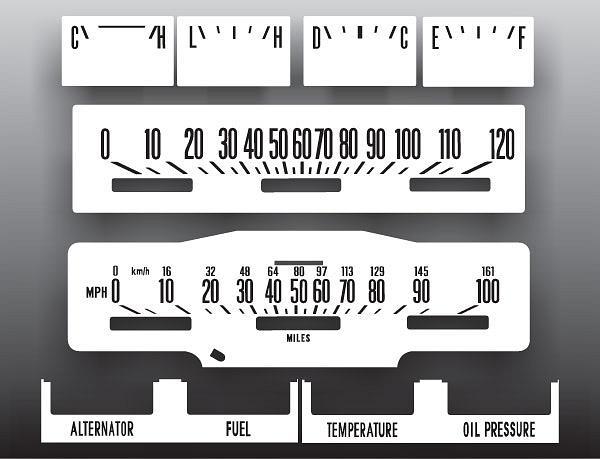 White Face Gauges for 1971-1980 International Scout II