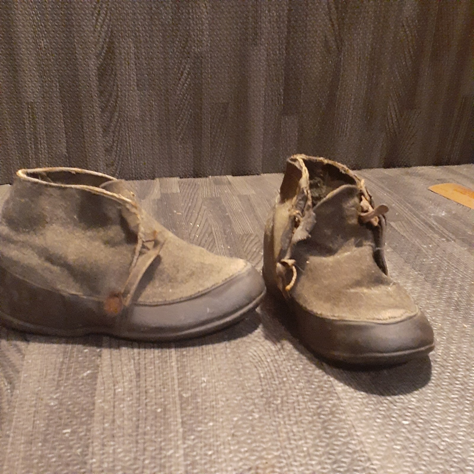 Antique Climax Goodyear Shoe Company Child Size Shoes For Display Only Vintage