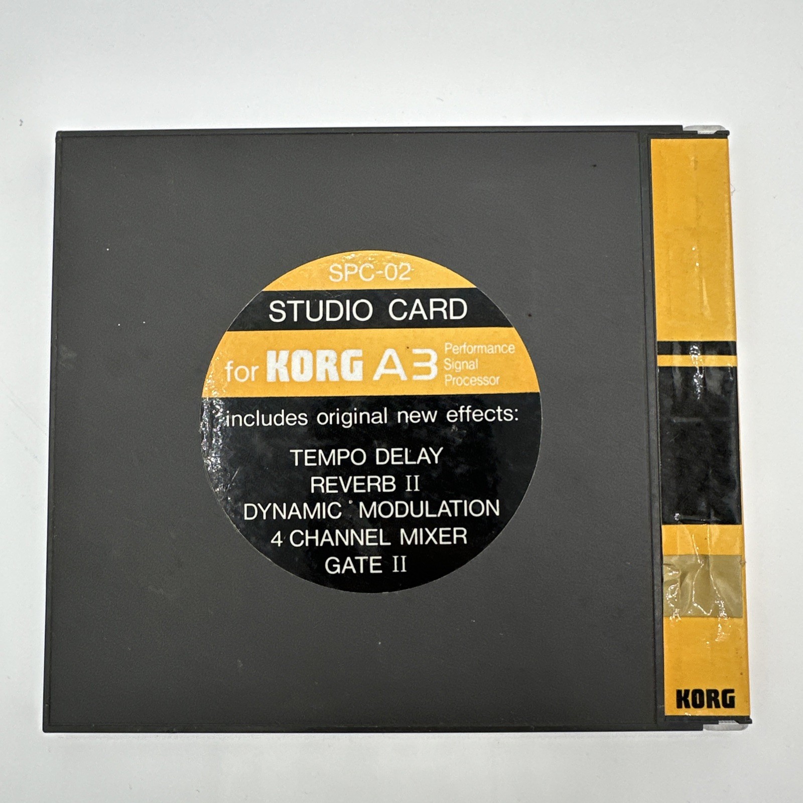 KORG A3 Performance Signal Processor SPC-02 Studio Card, SPC-03 General Purpose