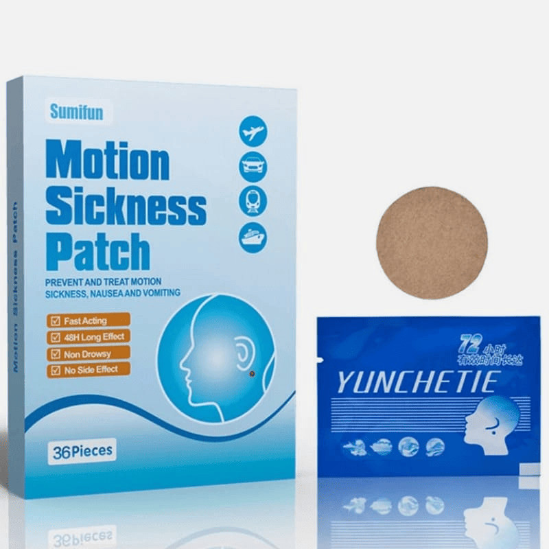 Motion Sea Sickness Patches for Adult Kids 36X Cruise Anti Nausea Non-Drowsy
