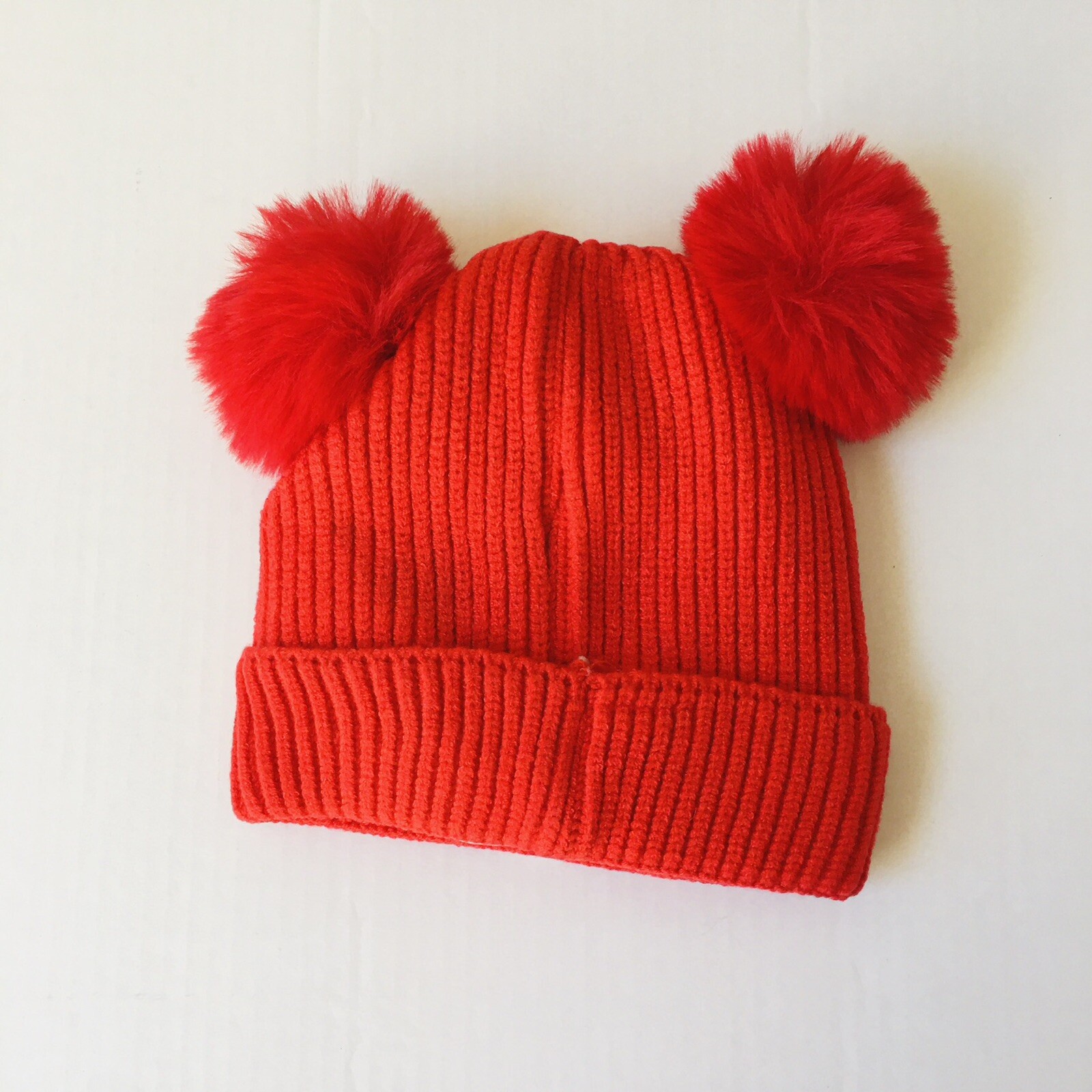 Beanie Bear Shape Hat Toddler beanie Red E2-164