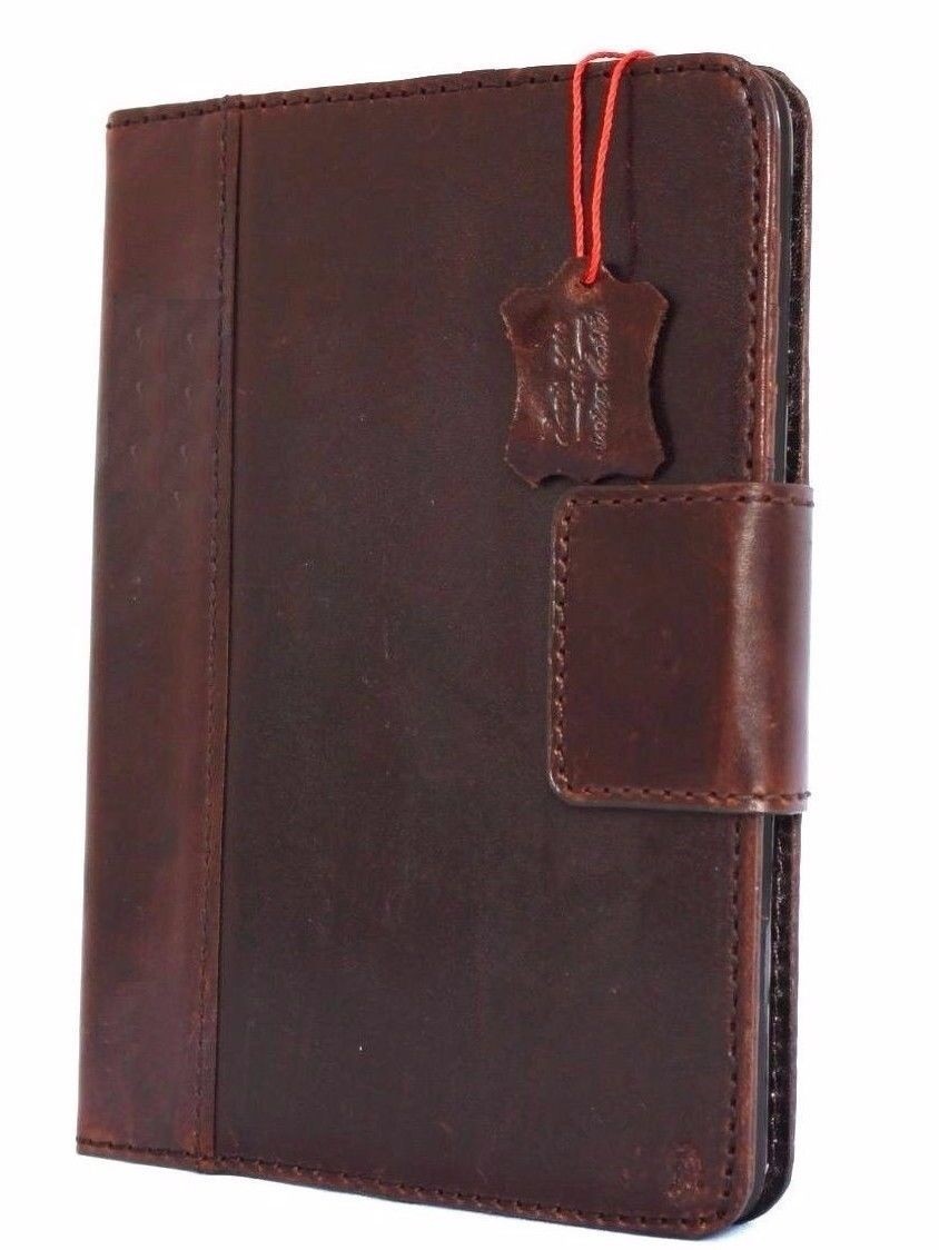 Genuine Full Leather Hard case for apple iPad 3 2 Credit Card Slots Slim Davis