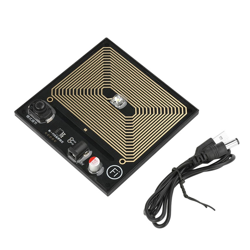 DC5V 7.83Hz Schumann Resonances Generator Module DC5.5*2.1 Black Crystal Model