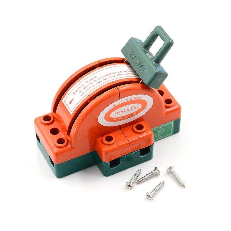 32A AC 220V 2 Pole Double Throw DPDT Knife_Safety Disconnect SwitchLBUSRJU.zo